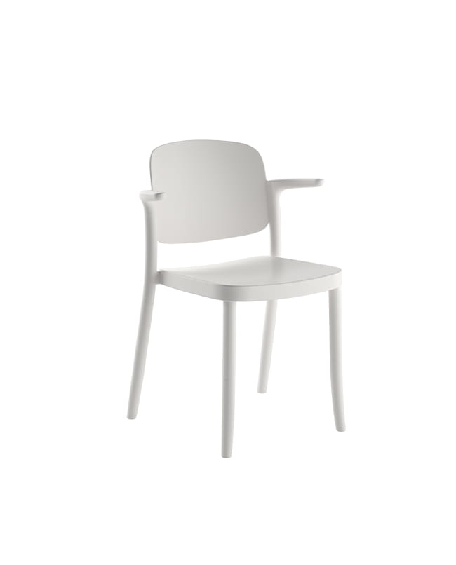 Krzesło Piazza 2 białe - Colos