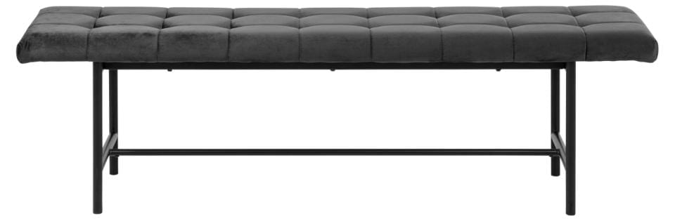 Ławka Sigfrid ciemny szary-czarny Actona