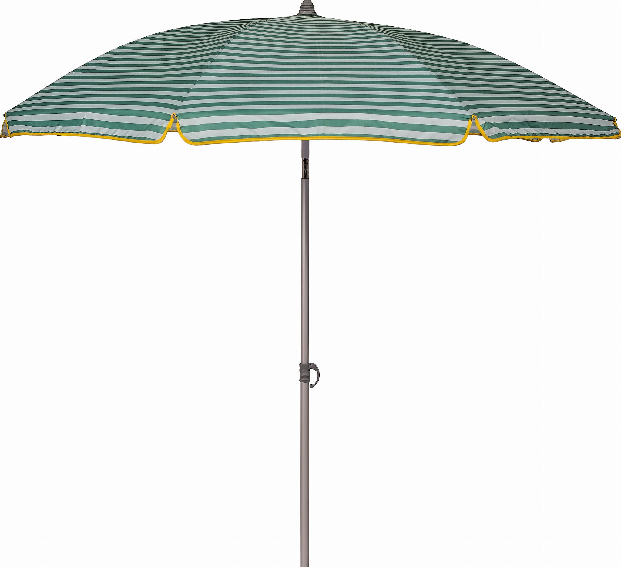 Parasol ogrodowy Beach - wzór zielony pasiasty