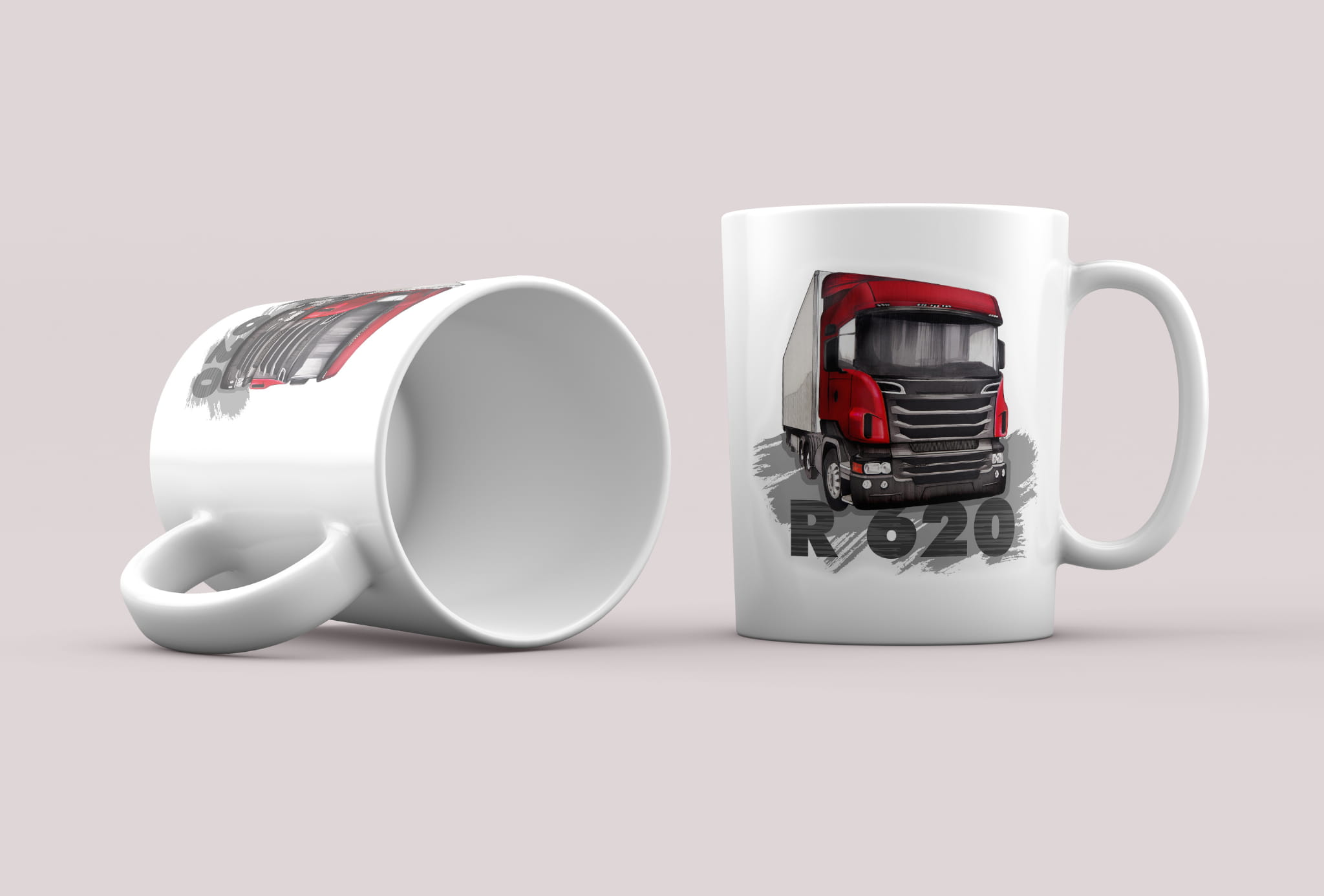 Scania — kubek (Rodzaj nadruku: Scania R620)