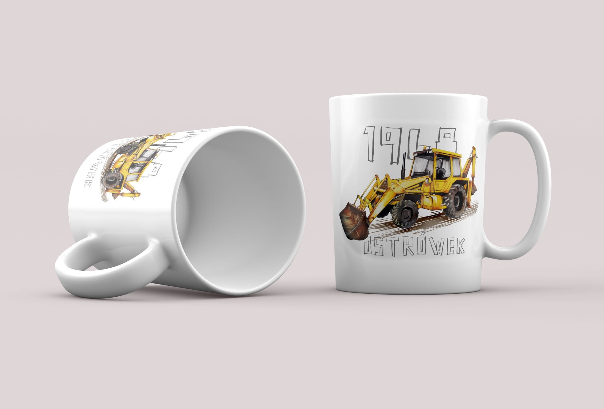 Ostrówek — kubek (Rodzaj nadruku: Ostrówek)