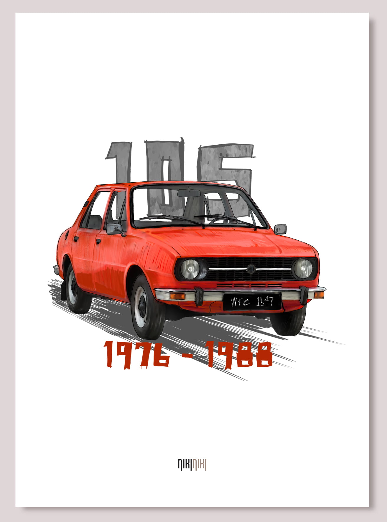 Škoda 105 — plakat