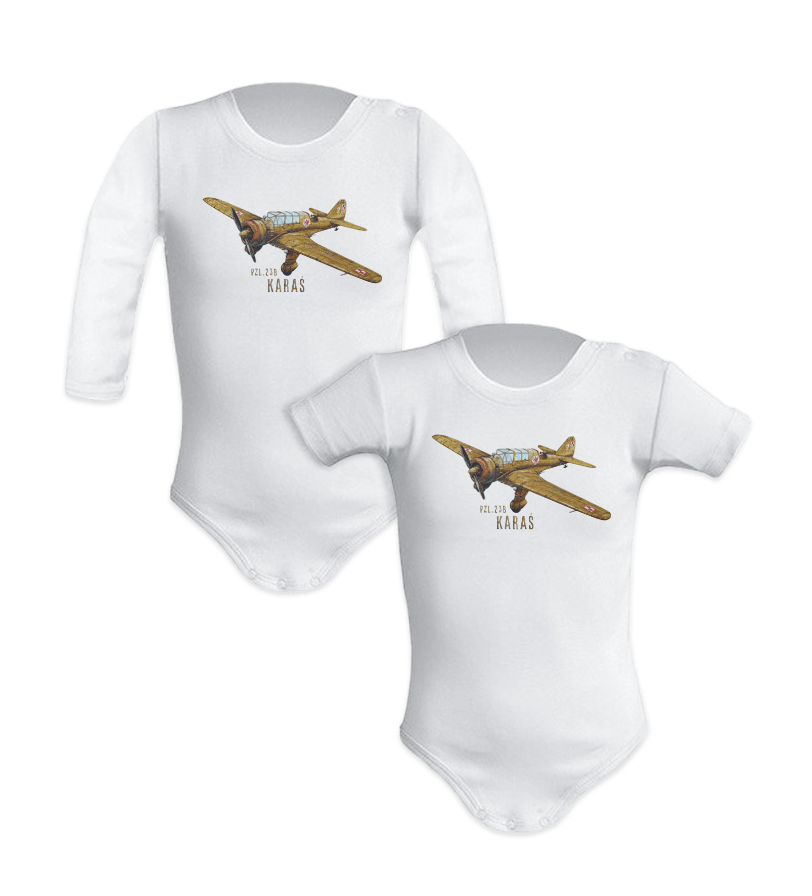 Karaś — body (Rozmiar: 6M; Długość rękawa: długi; Rodzaj nadruku: Karaś)