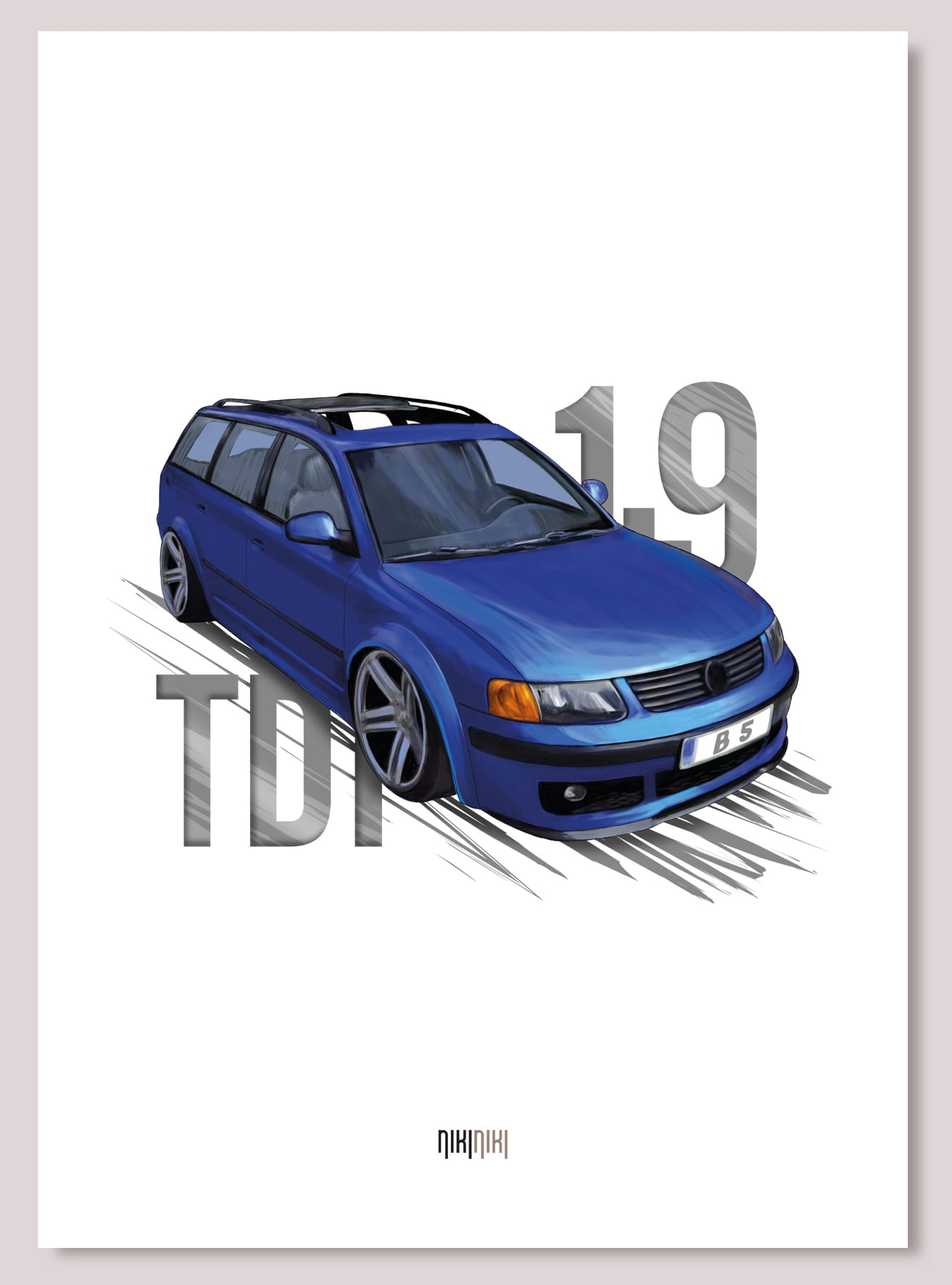 VW Passat B5 — plakat