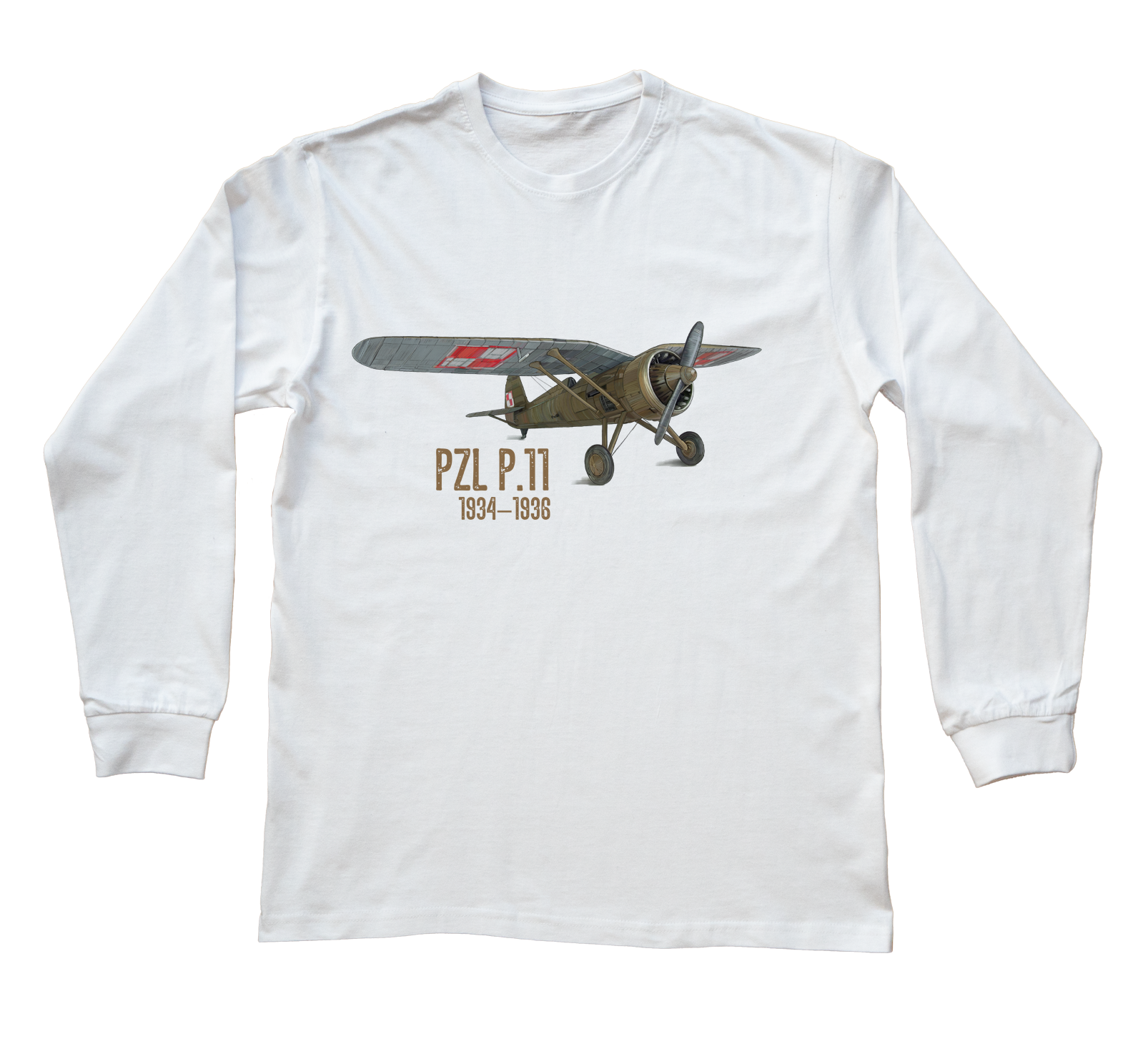 PZL P.11 — bluzka z długim rękawem