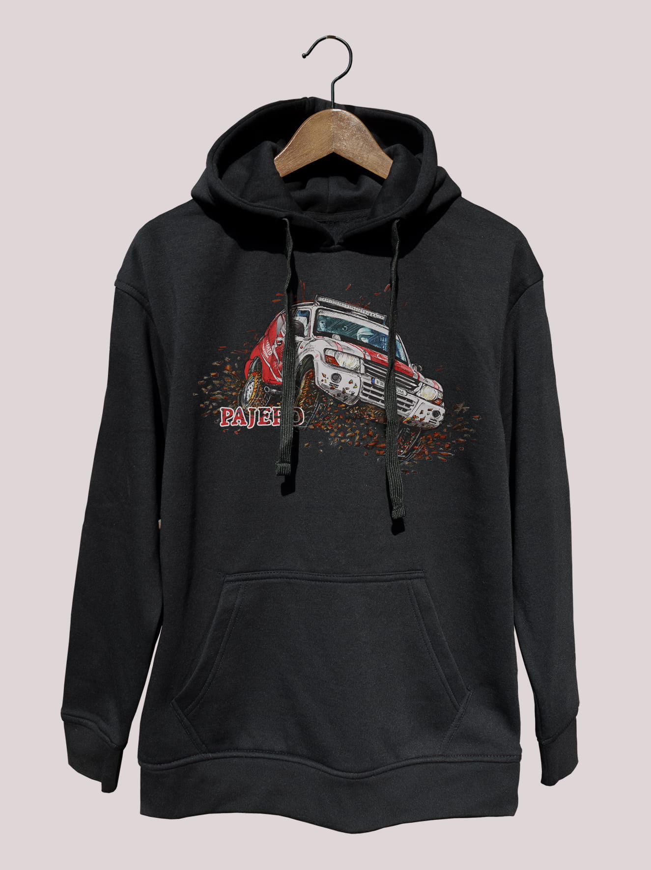 Mitsubishi Pajero — bluza (Rozmiar: XXL; Kolor bluzy: czarny; Rodzaj nadruku: Mitsubishi Pajero)