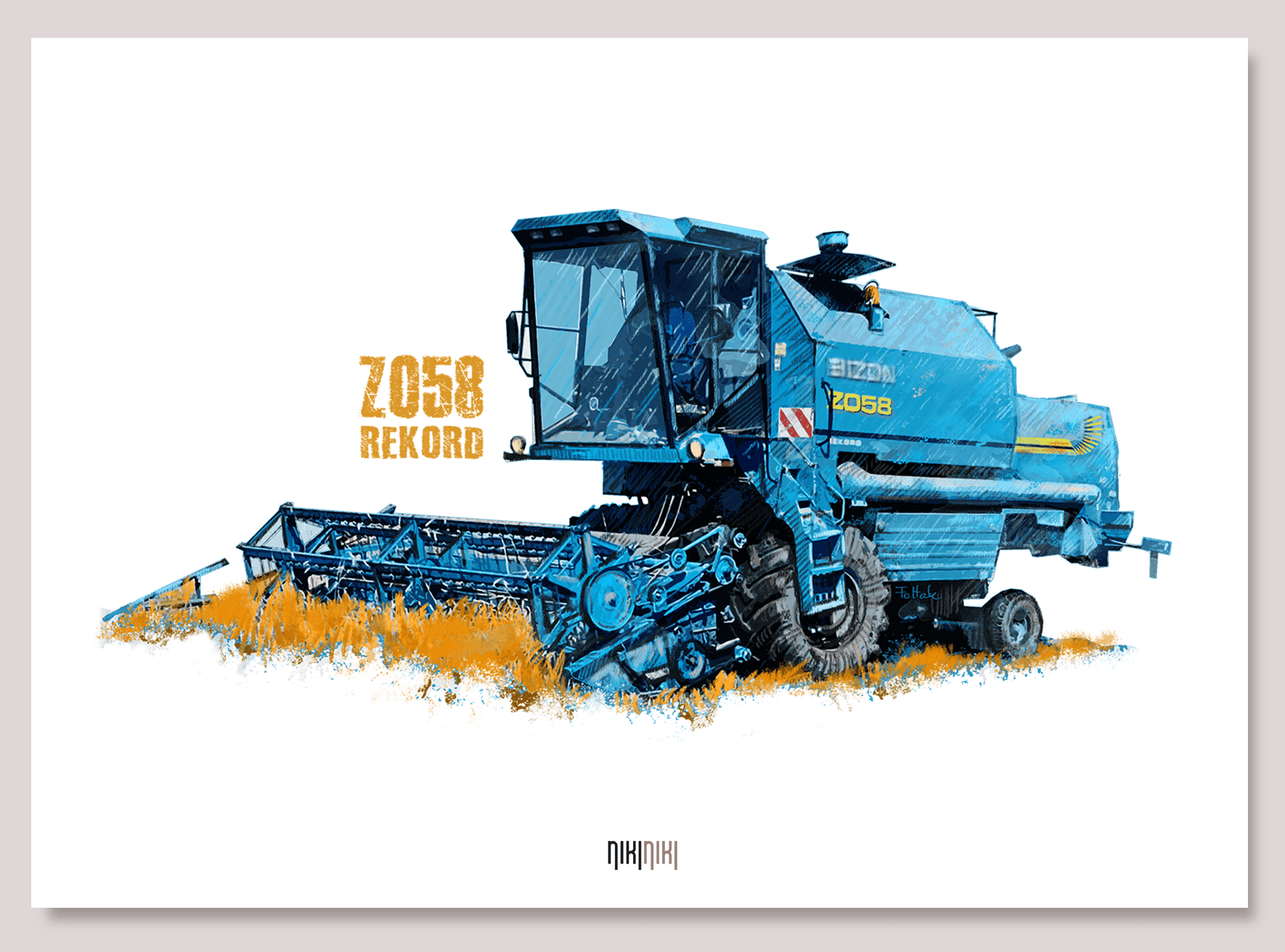 Bizon Rekord — plakat