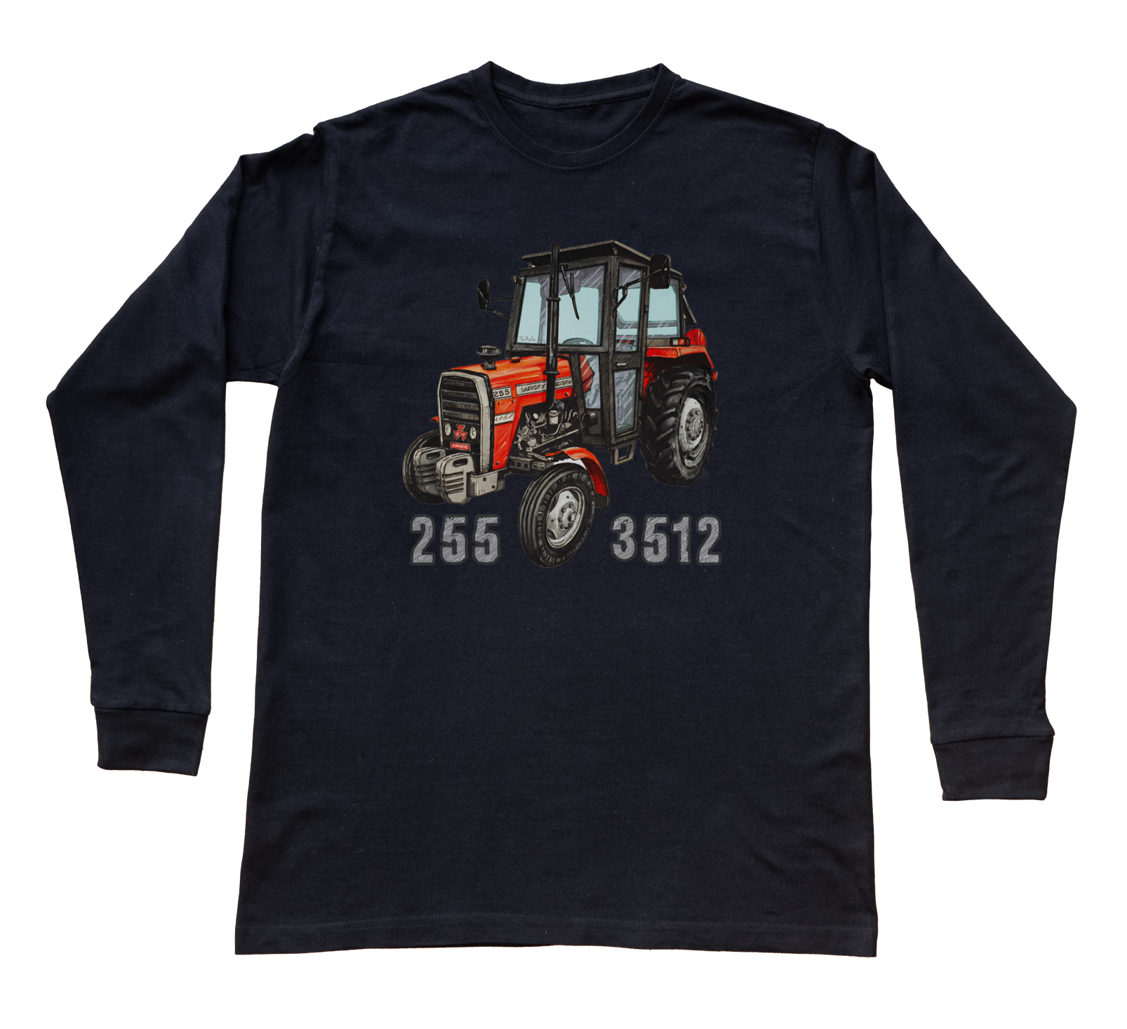 Massey Ferguson — bluzka z długim rękawem (Rozmiar: 3 - 4 lata; Kolor koszulki: czarny; Rodzaj nadruku: Massey Ferguson)