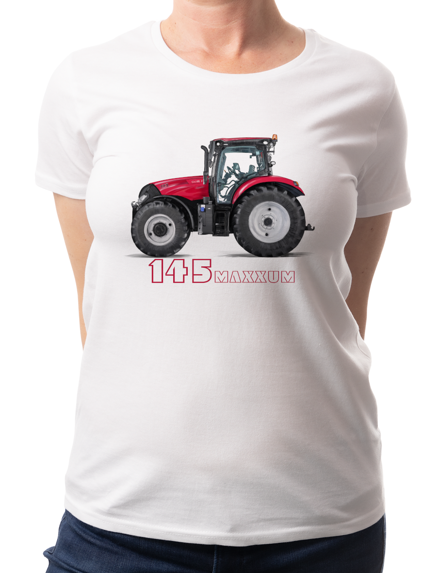 Case — koszulka (Kolor koszulki: biały; Rozmiar: 3XL (damska); Rodzaj nadruku: Case)