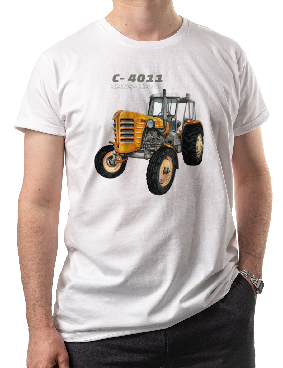 Ursus C-4011 — koszulka (Kolor koszulki: biały; Rozmiar: 4XL (męska); Rodzaj nadruku: Ursus C-4011)