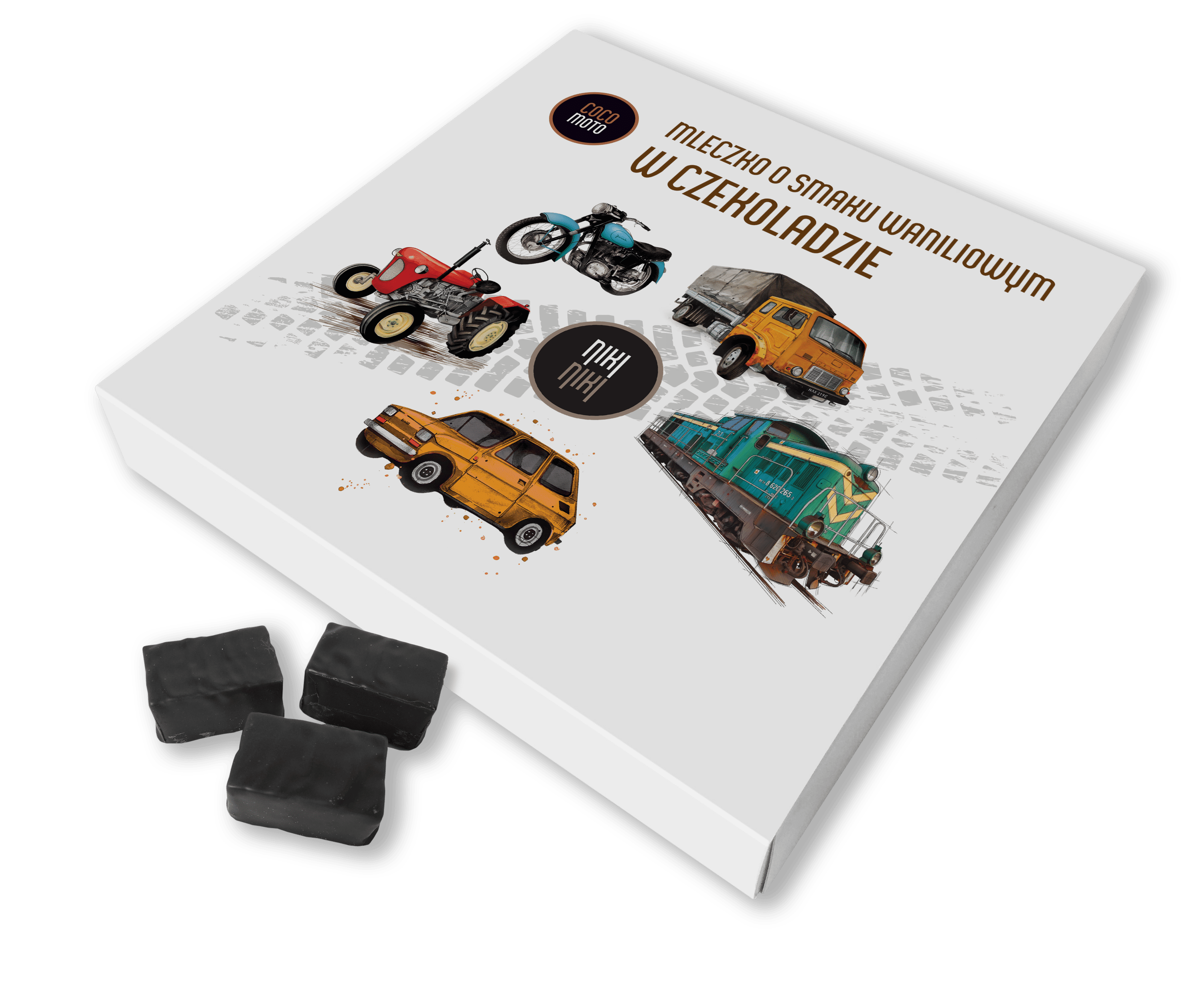 Mleczko dla fana motoryzacji (Kolor nadruku: kolorowy; Rodzaj nadruku: BASIC)