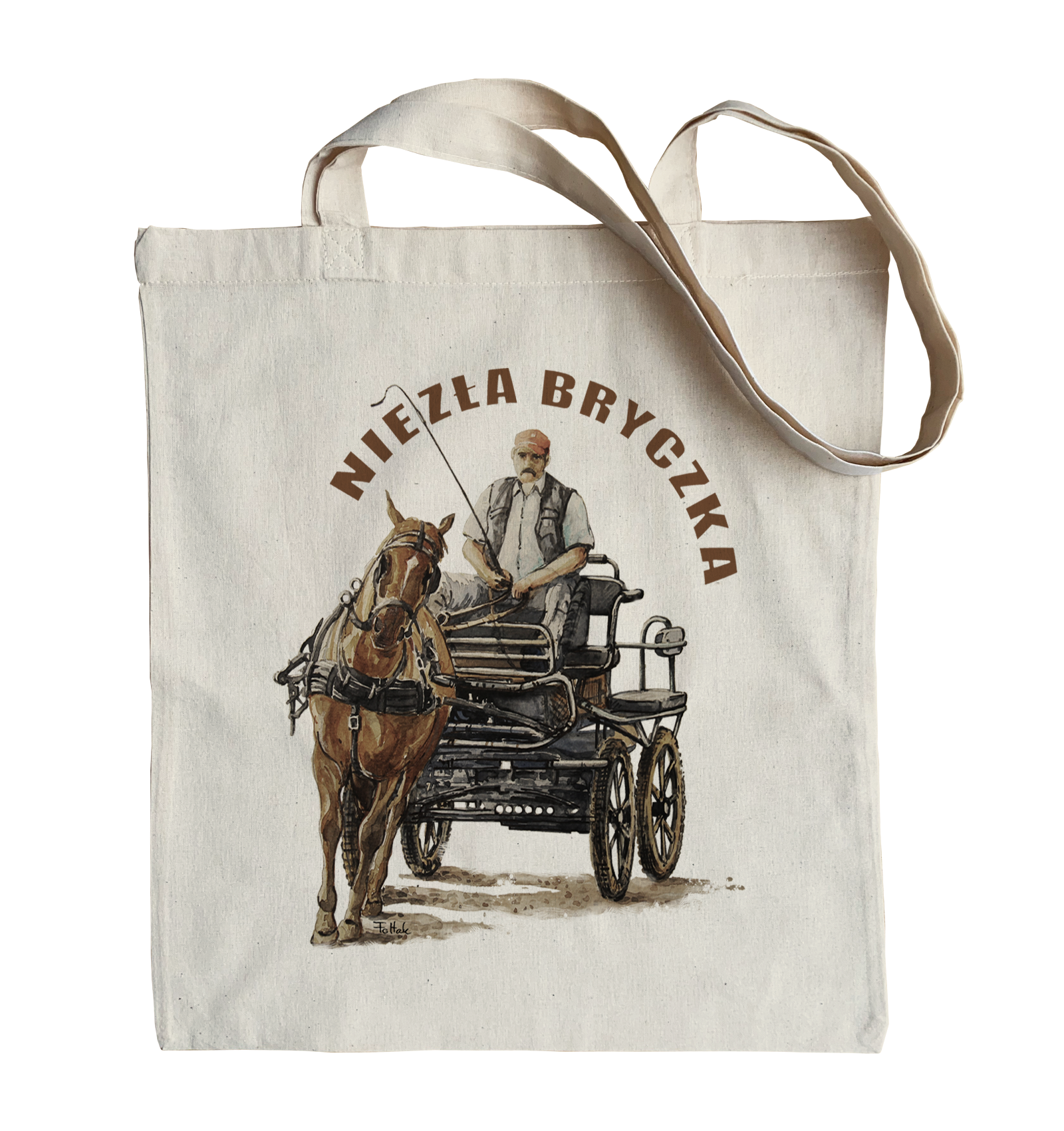 Bryczka — torba (Rodzaj nadruku: Bryczka)