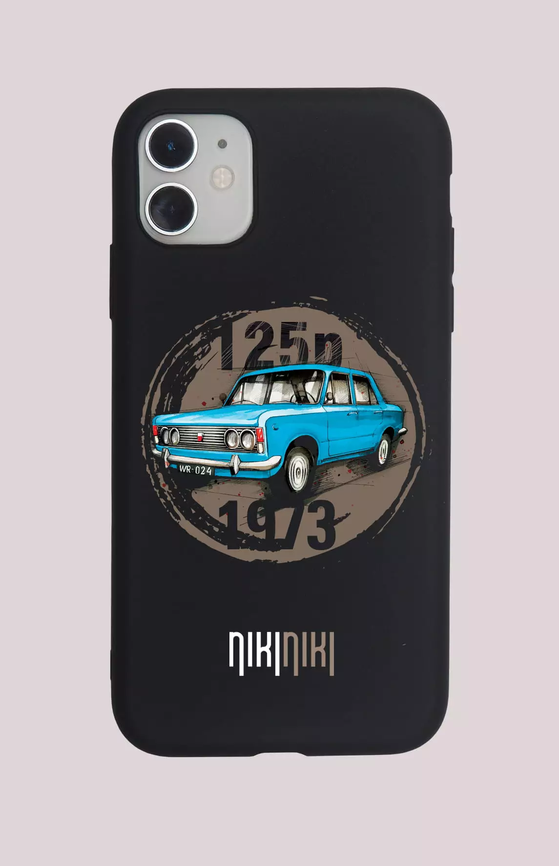 Fiat 125p — etui (Producent telefonu: XIAOMI; Model telefonu: REDMI 6; Kolor etui: czarny; Rodzaj nadruku: Fiat 125p)
