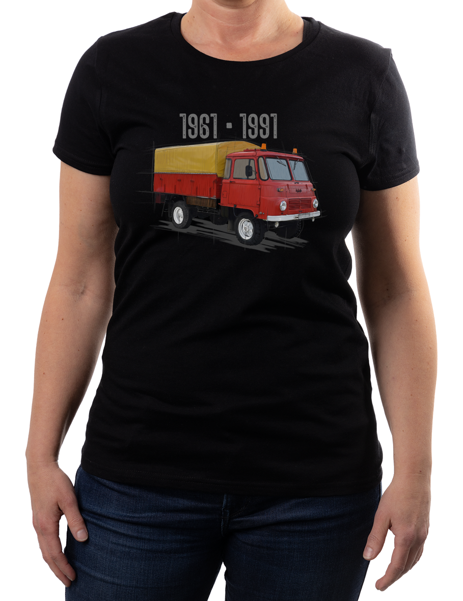 Robur — koszulka (Kolor koszulki: czarny; Rozmiar: XL (damska); Rodzaj nadruku: Robur)