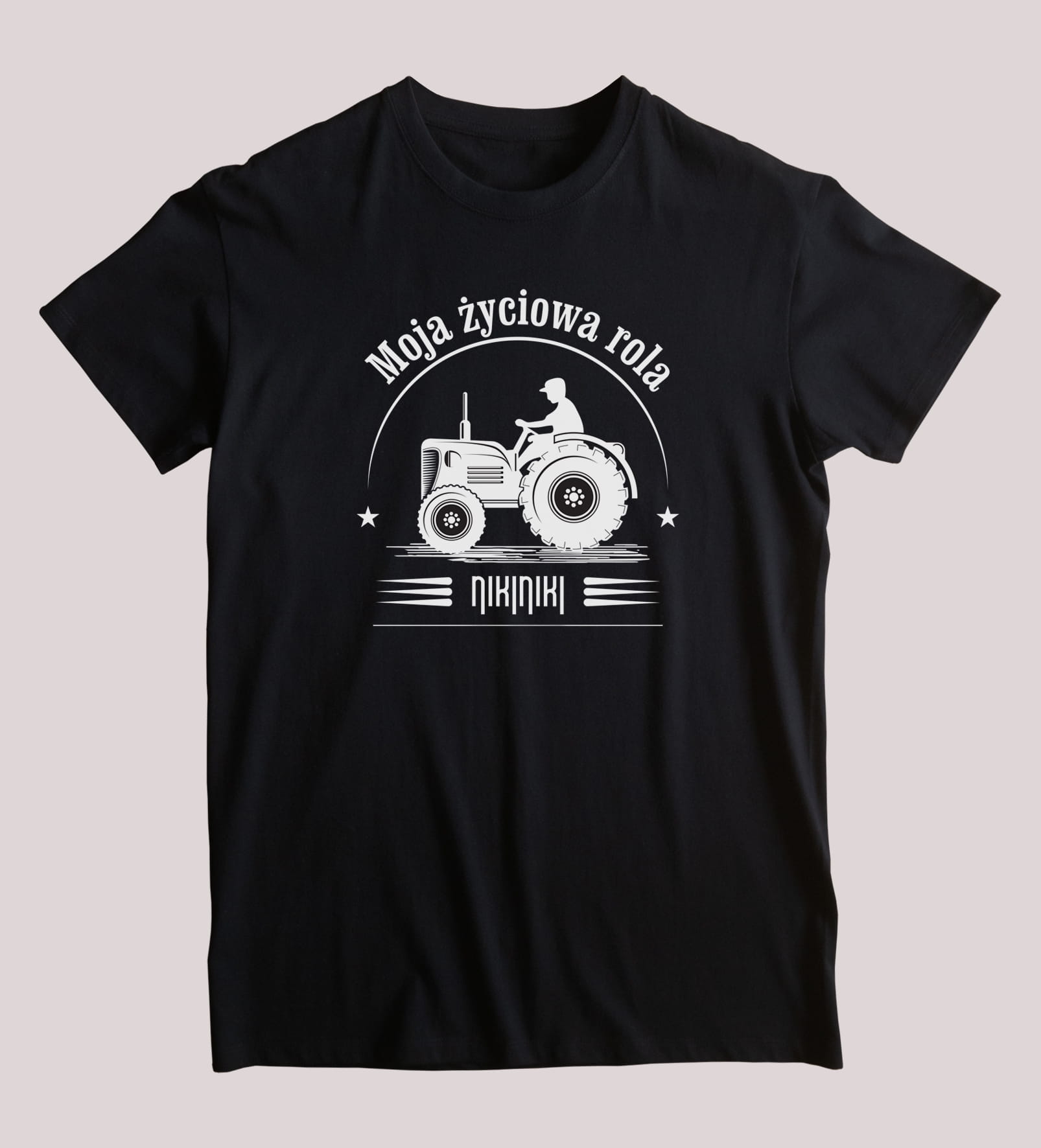 Traktor — koszulka (Kolor koszulki: czarny; Rozmiar: 4XL (męska); Rodzaj nadruku: Traktor)