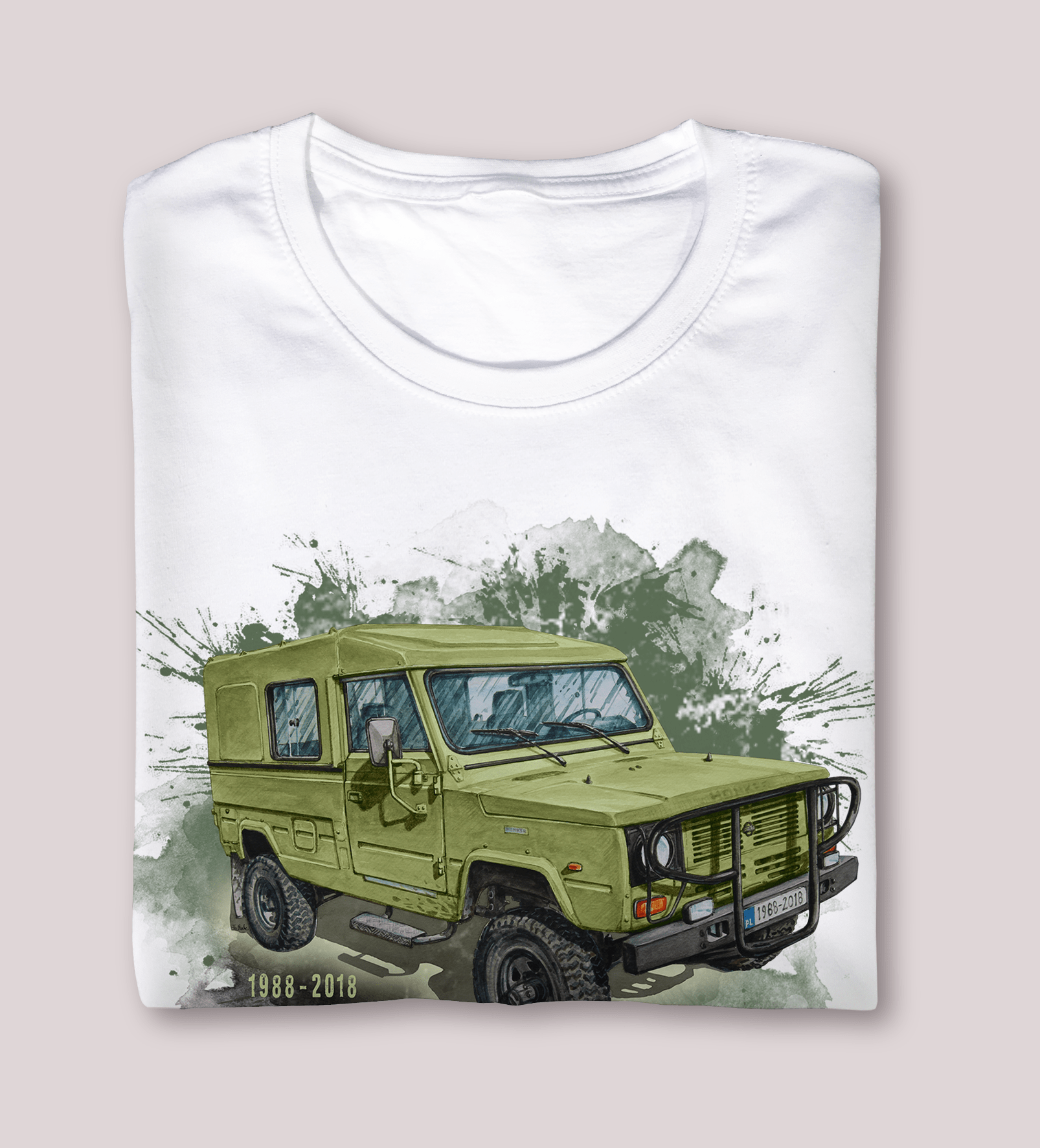 Honker — koszulka (Kolor koszulki: biały; Rozmiar: 9 - 11 lat; Rodzaj nadruku: Honker)