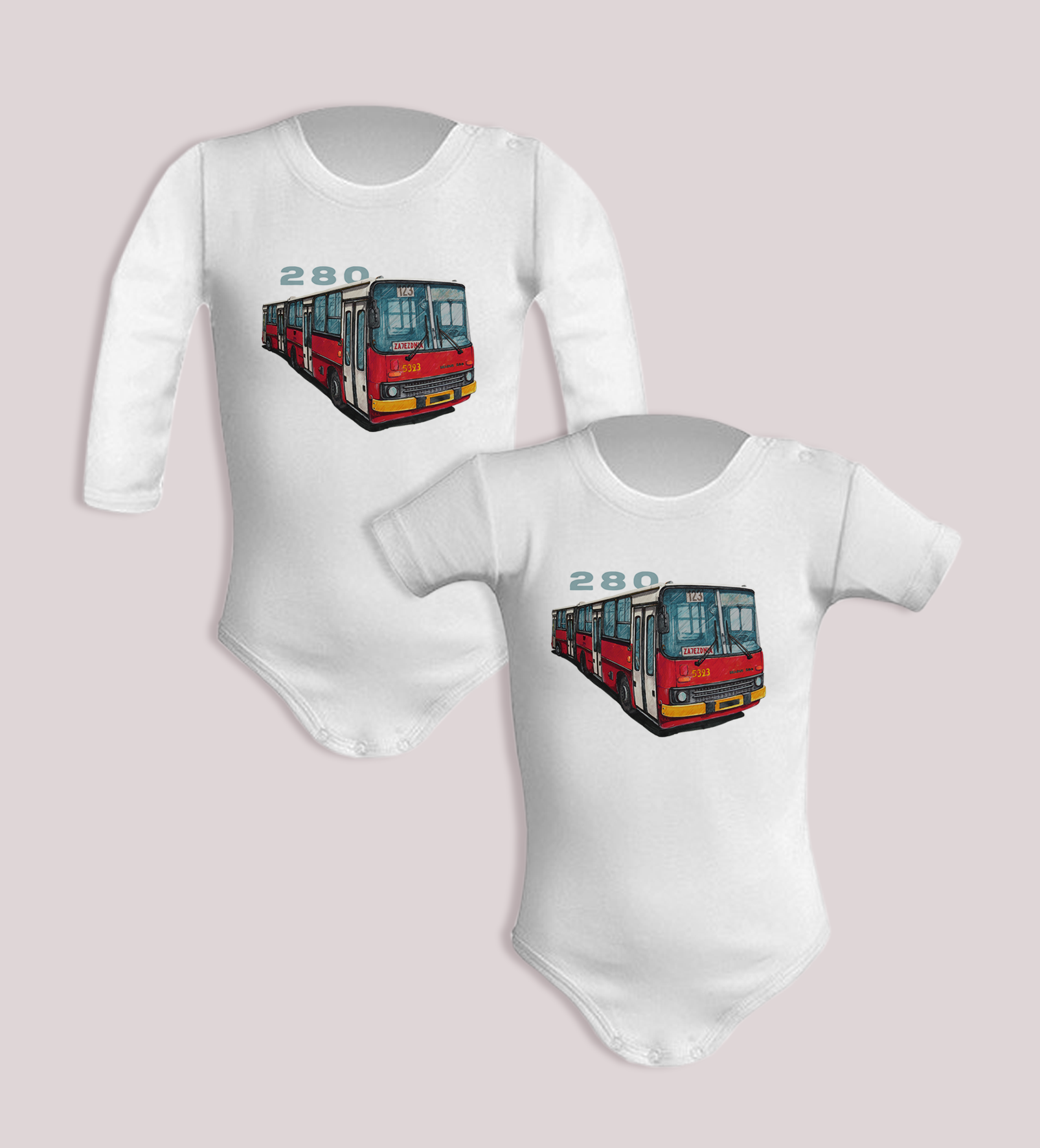 Ikarus 280 — body (Rozmiar: 12M; Długość rękawa: długi; Rodzaj nadruku: Ikarus 280)