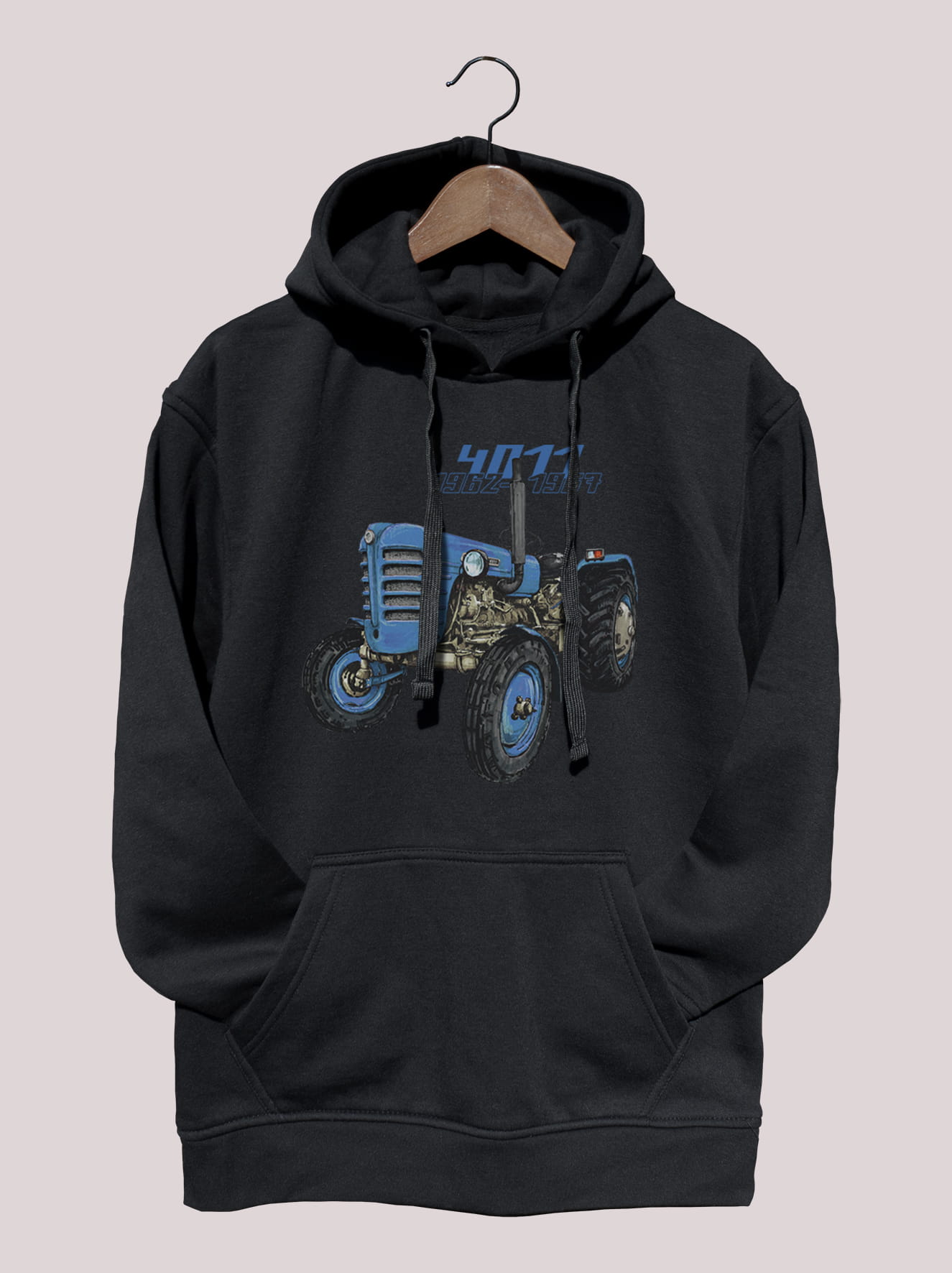 Zetor 4011 — bluza (Rozmiar: XL; Kolor bluzy: czarny; Rodzaj nadruku: Zetor 4011)