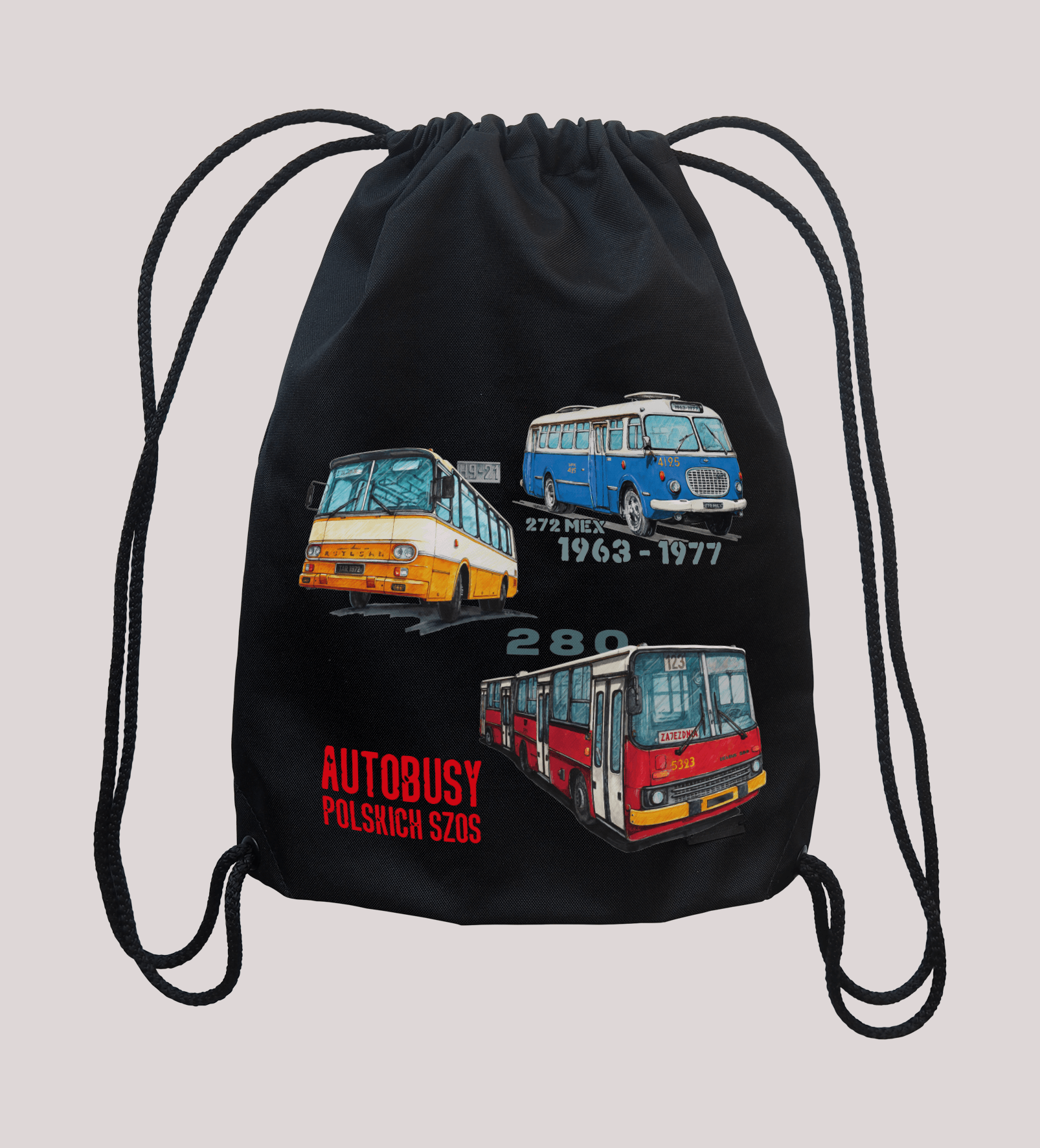 Plecak dla kierowcy autobusu (Rodzaj nadruku: BUSMIX)