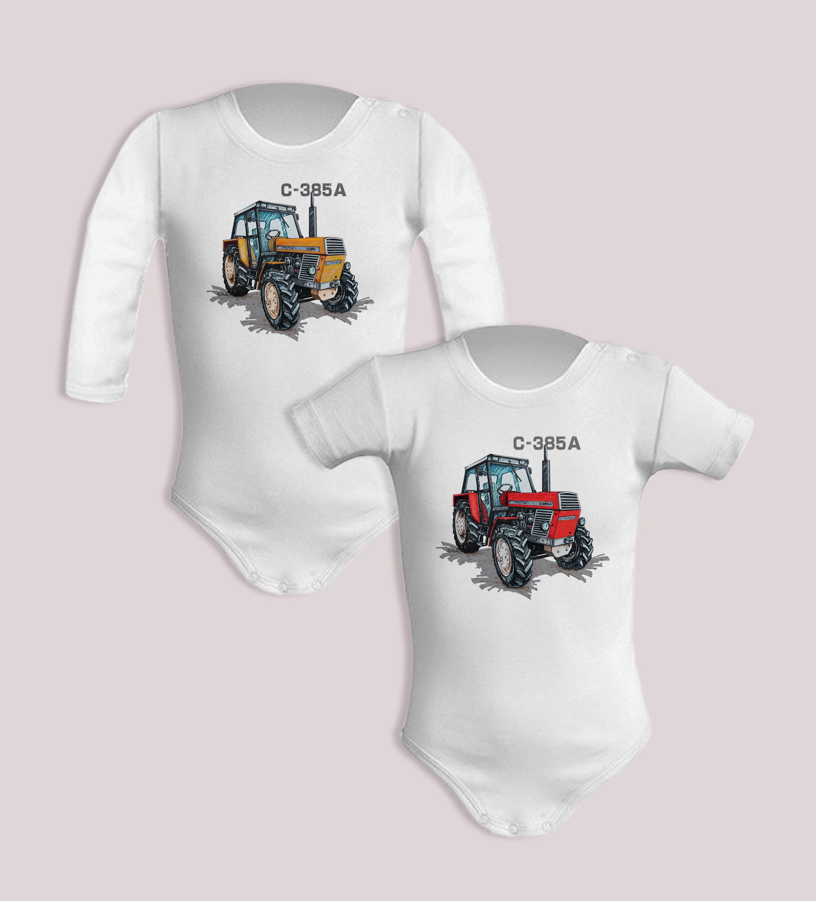 Ursus C-385A — body (Rozmiar: 6M; Długość rękawa: długi; Rodzaj nadruku: Ursus C-385A)