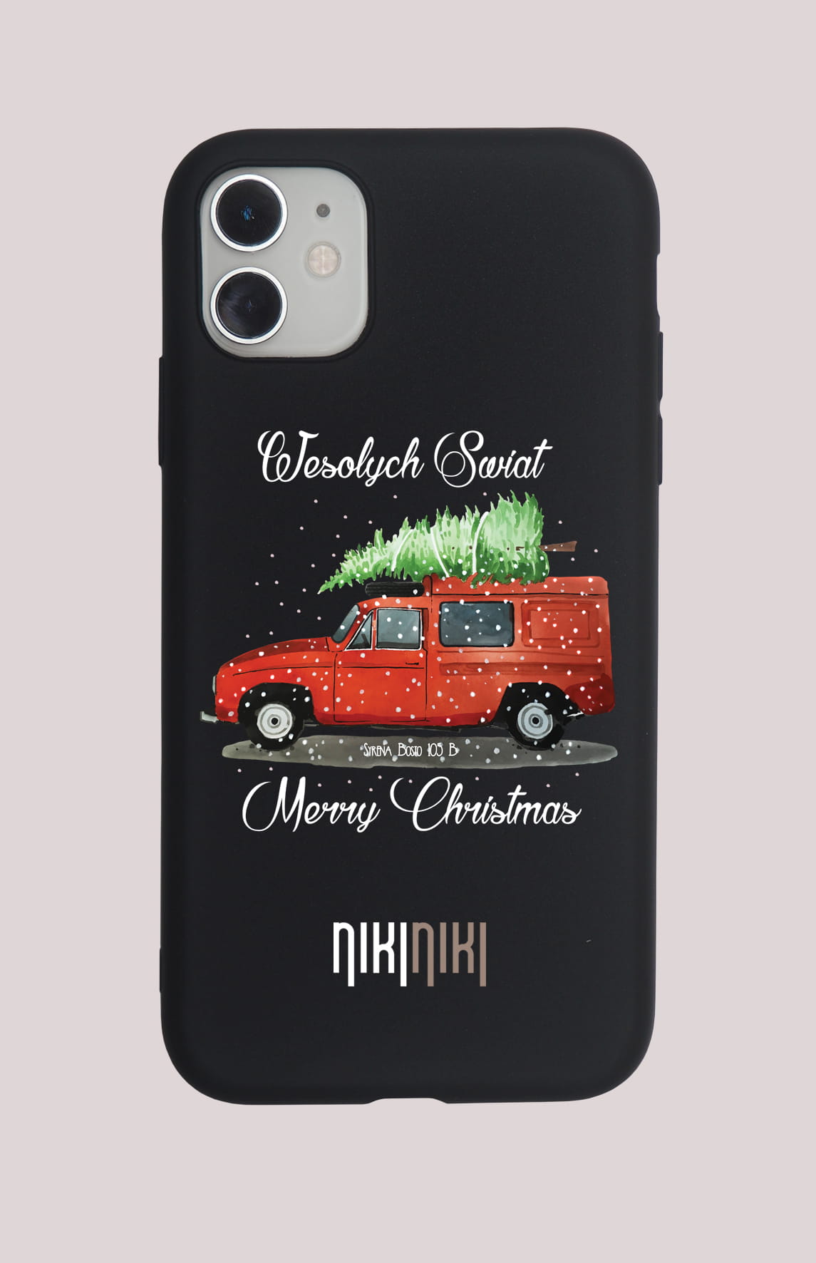 Syrena Bosto — etui (Producent telefonu: XIAOMI; Model telefonu: REDMI K30; Kolor etui: czarny; Rodzaj nadruku: Syrena Bosto)