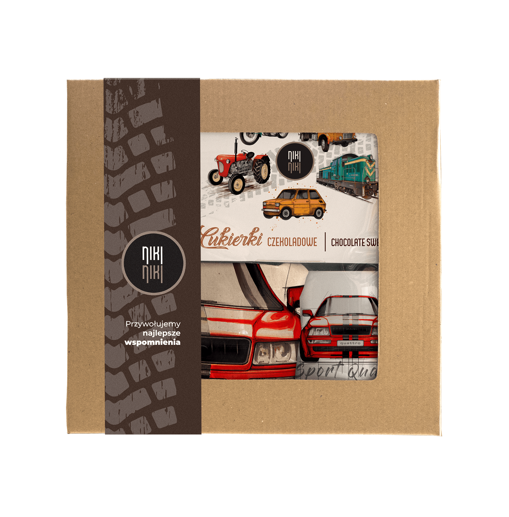 Audi S2 — paczka (Zawartość paczki: bluza, torba, kubek, słodycze; Rozmiar koszulki / bluzy: 3 - 4 lata; Kolor koszulki / bluzy: czarny; Rodzaj nadruk