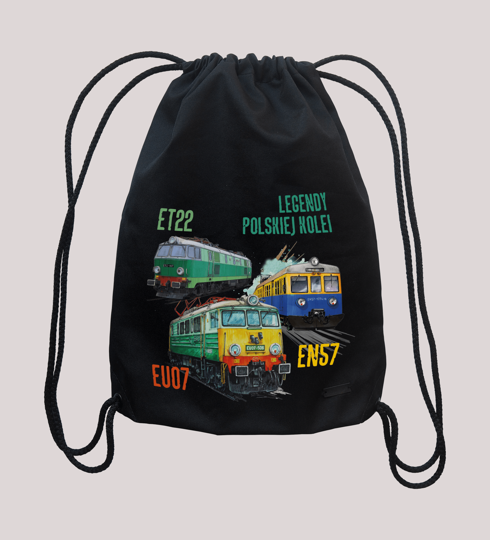 Plecak dla fana pociągów (Rodzaj nadruku: KOLMIX)