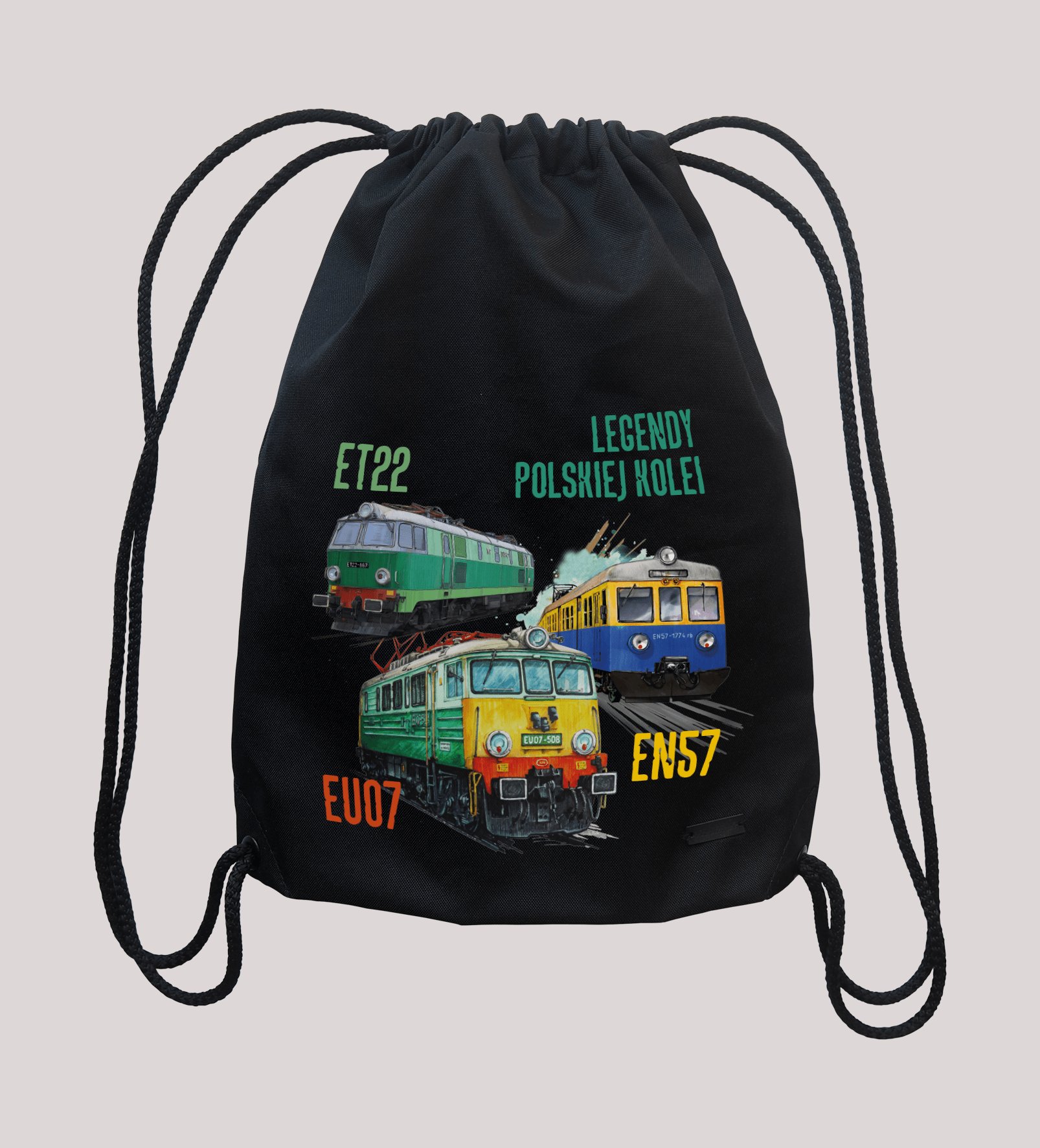 Plecak dla fana pociągów (Rodzaj nadruku: KOLMIX)