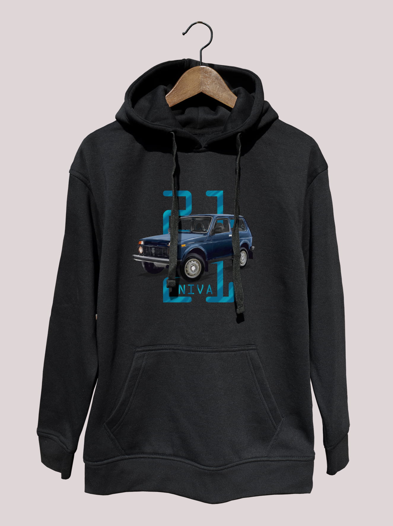 Łada Niva — bluza (Rozmiar: M; Kolor bluzy: czarny; Rodzaj nadruku: Łada Niva)