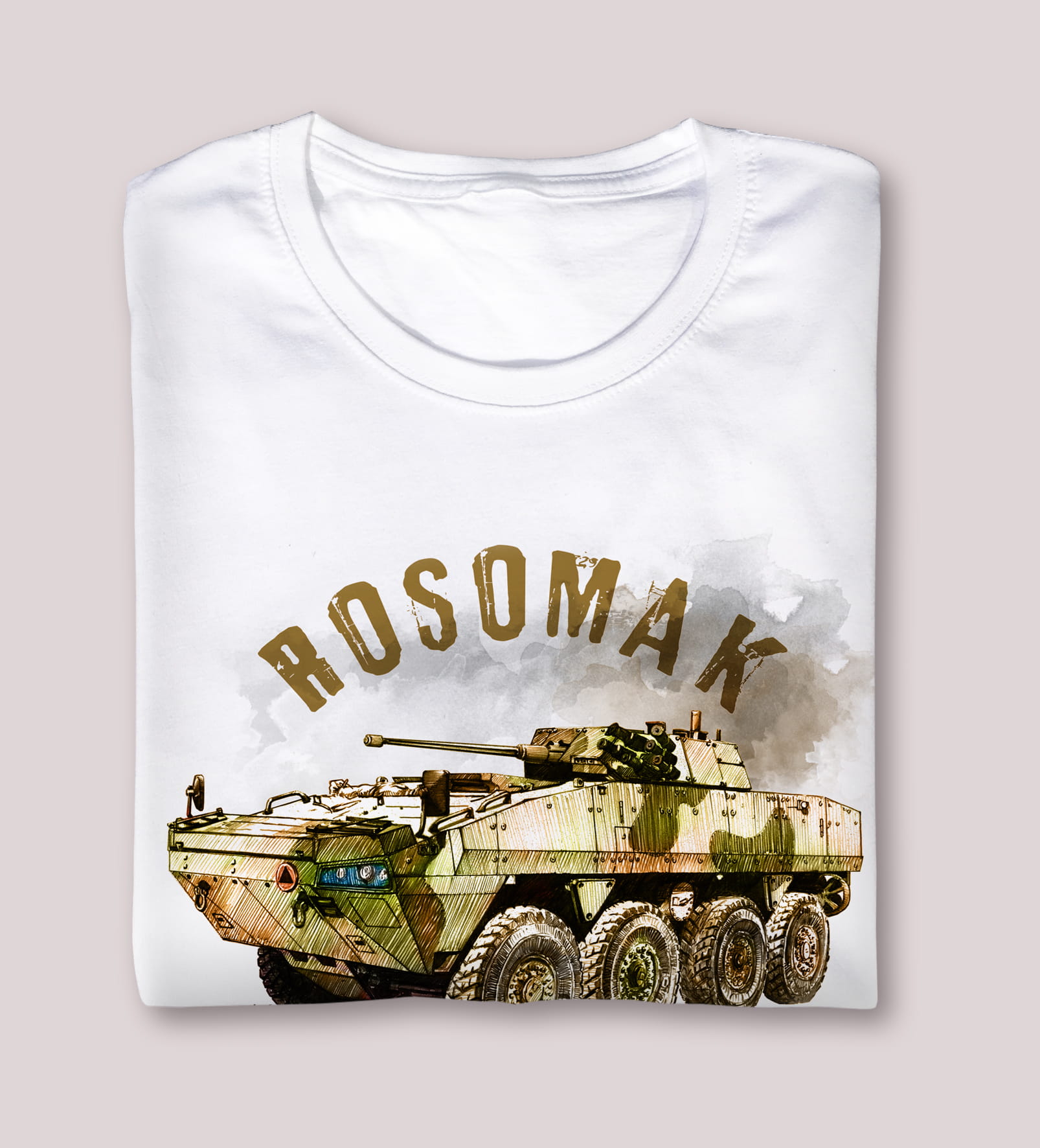 Rosomak — koszulka (Kolor koszulki: biały; Rozmiar: XXL (damska); Rodzaj nadruku: Rosomak)