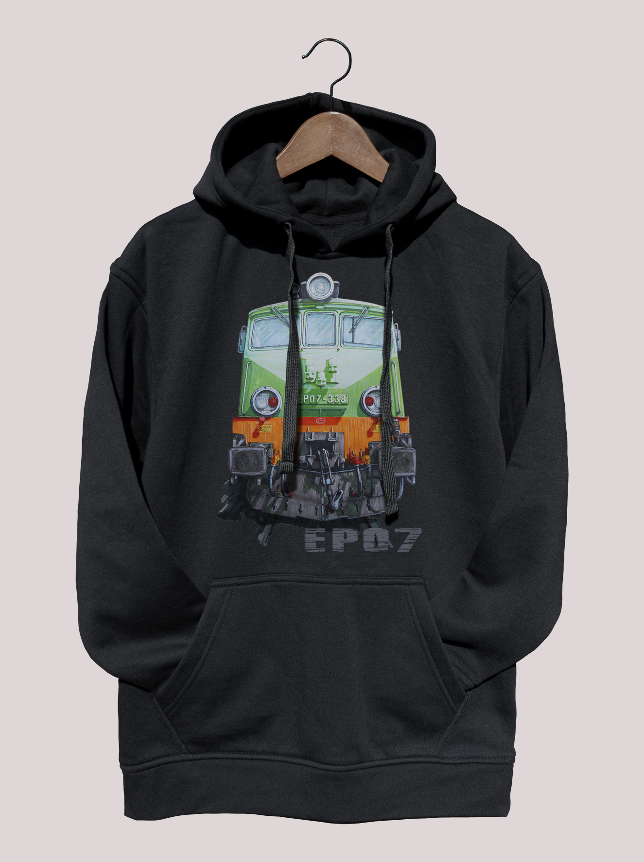 EP07 — bluza (Rozmiar: S; Kolor bluzy: czarny; Rodzaj nadruku: EP07)