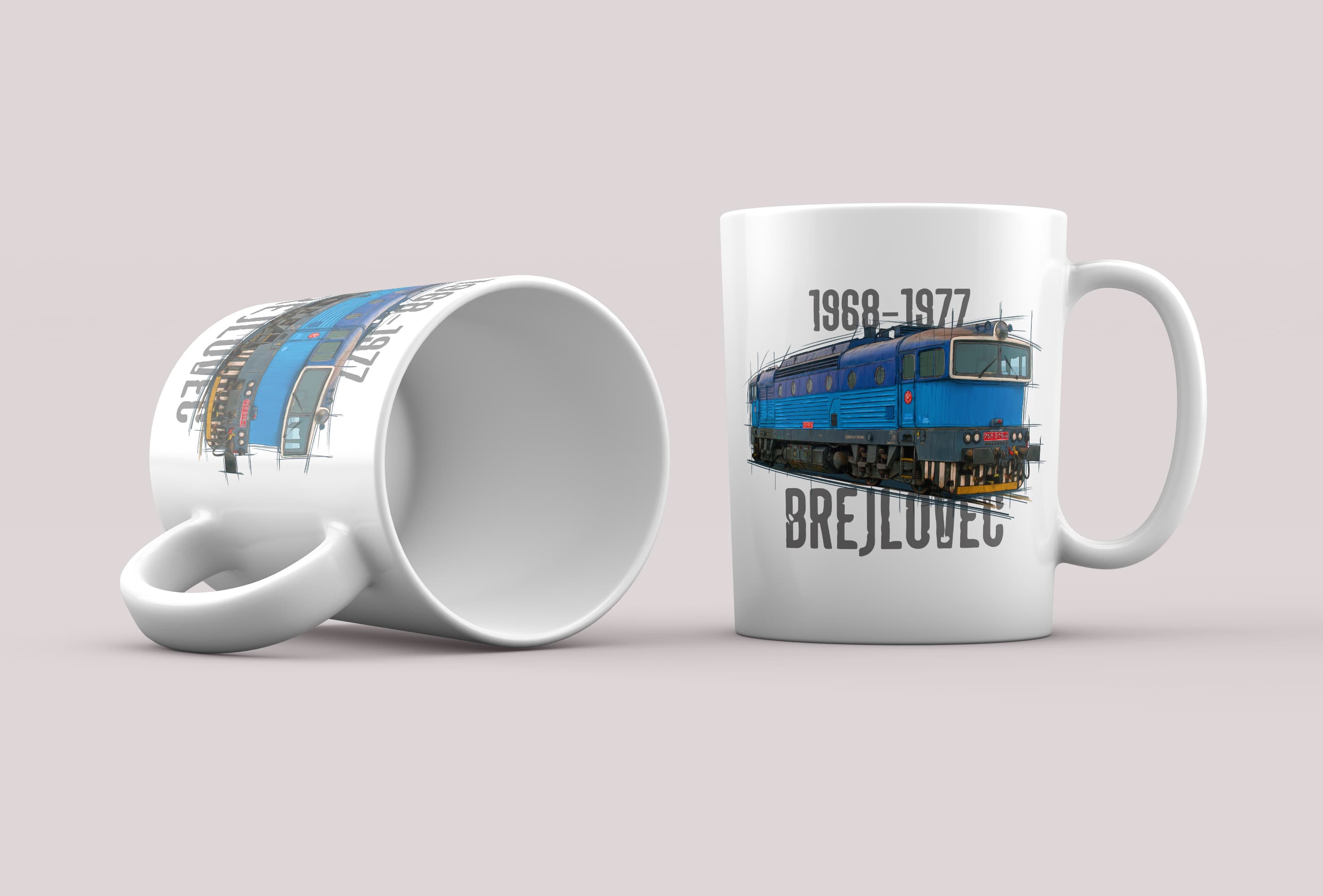 Brejlovec — kubek (Rodzaj nadruku: Brejlovec)