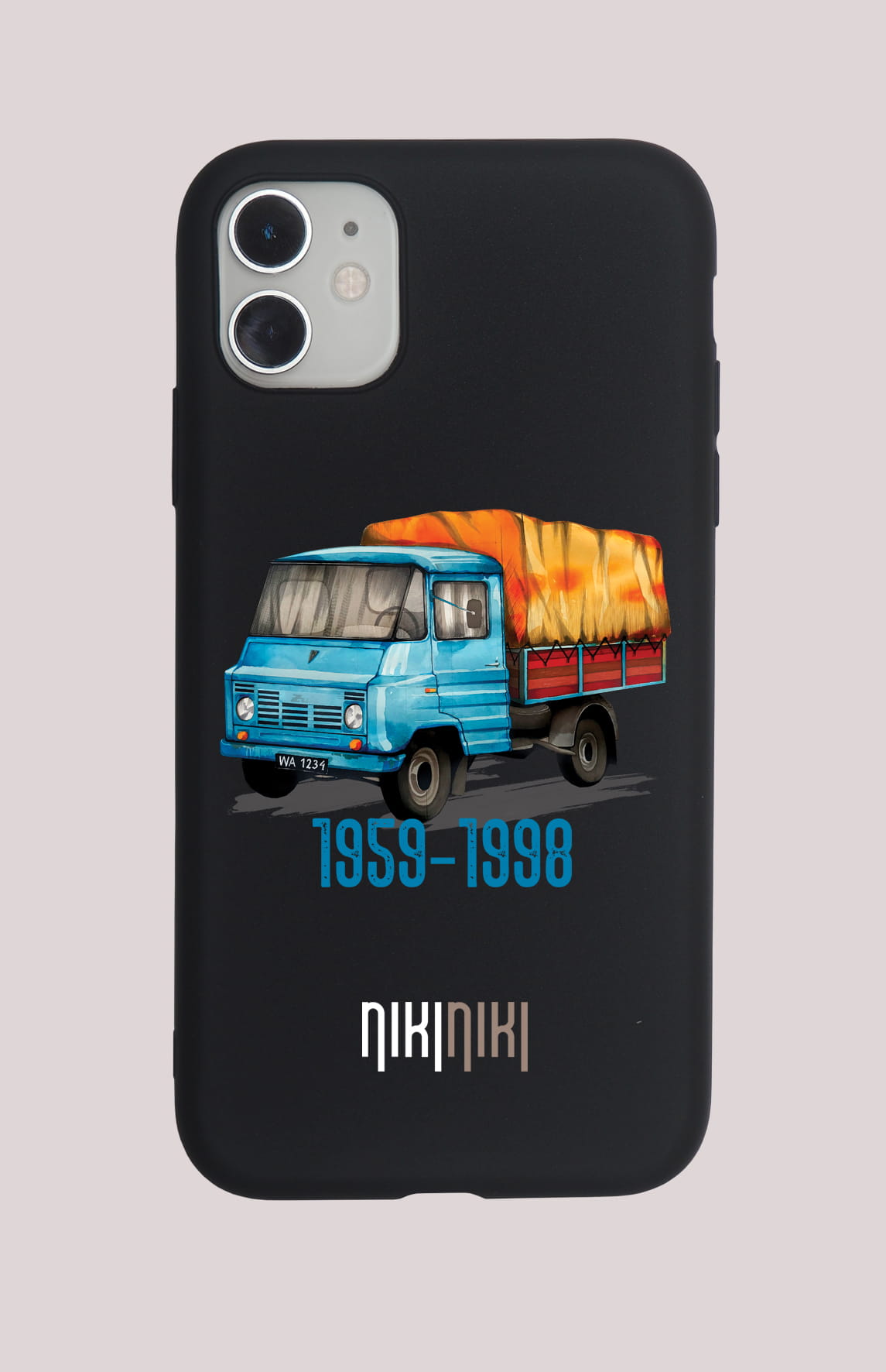 Żuk — etui (Producent telefonu: IPHONE; Model telefonu: 17 PRO; Kolor etui: czarny; Rodzaj nadruku: Żuk)