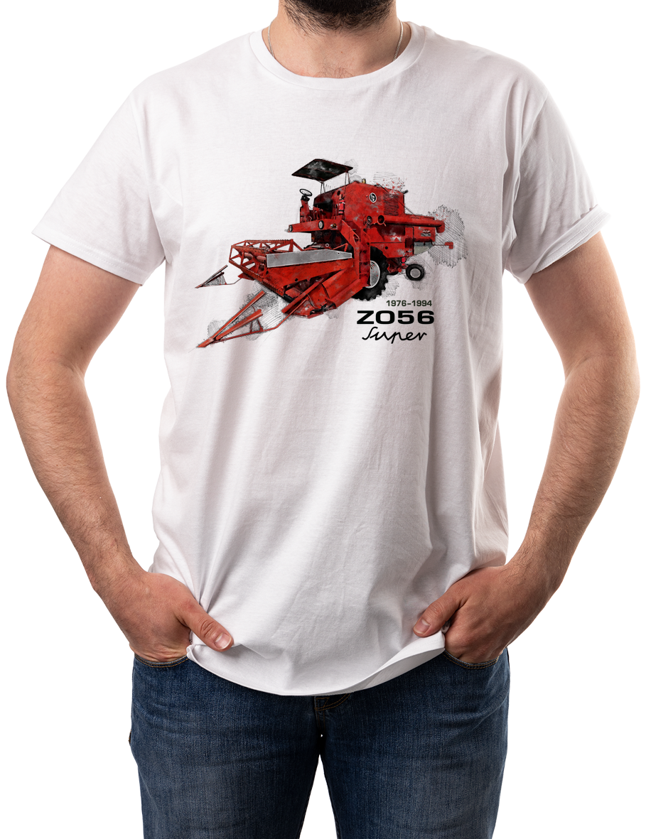 Bizon Super — koszulka (Kolor koszulki: biały; Rozmiar: 3XL (męska); Rodzaj nadruku: Bizon)