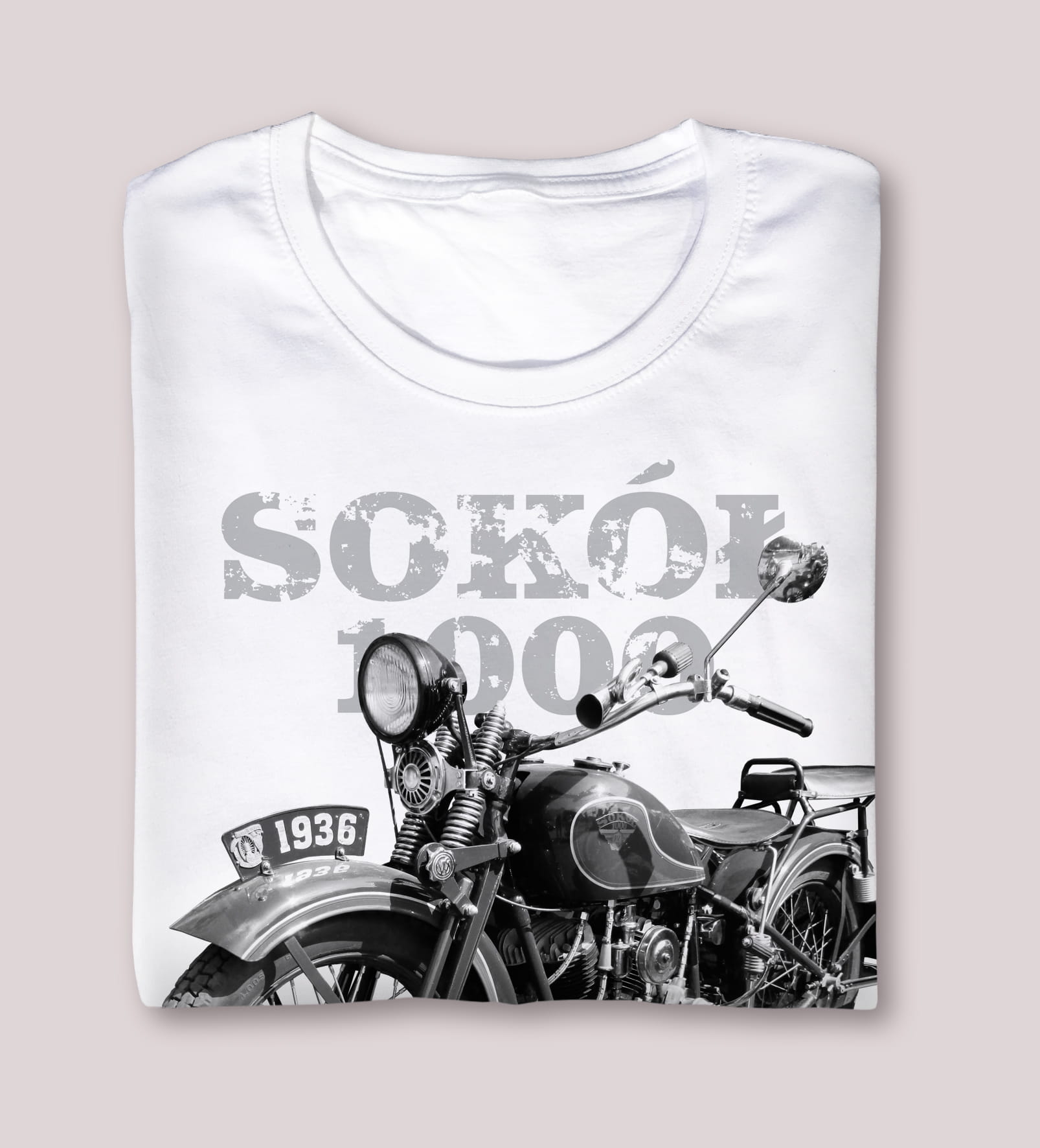 Sokół — koszulka (Kolor koszulki: biały; Rozmiar: 3 - 4 lata; Rodzaj nadruku: Sokół)