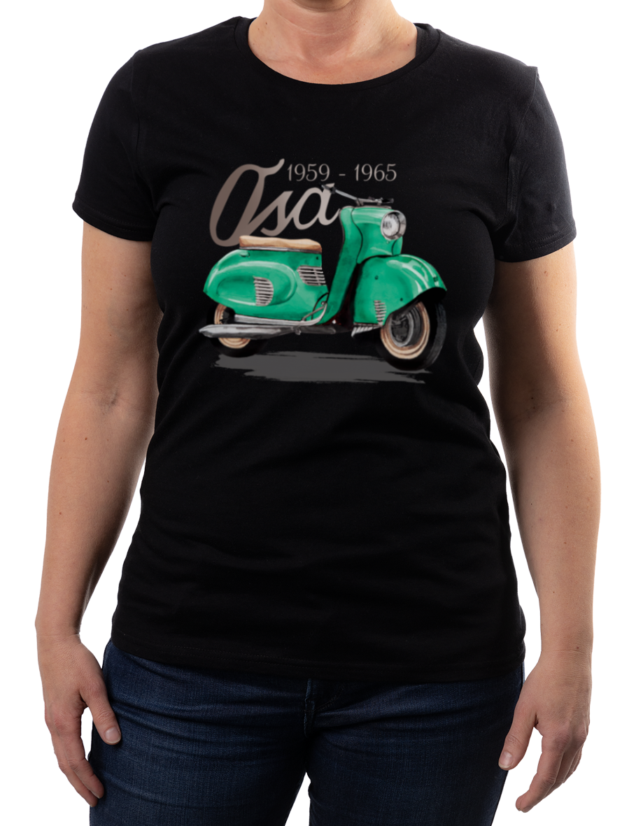 Osa — koszulka (Kolor koszulki: czarny; Rozmiar: L (damska); Rodzaj nadruku: Osa)