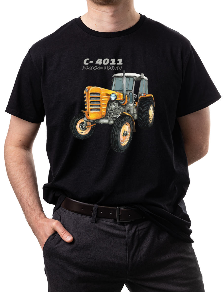 Ursus C-4011 — koszulka (Kolor koszulki: czarny; Rozmiar: 4XL (męska); Rodzaj nadruku: Ursus C-4011)