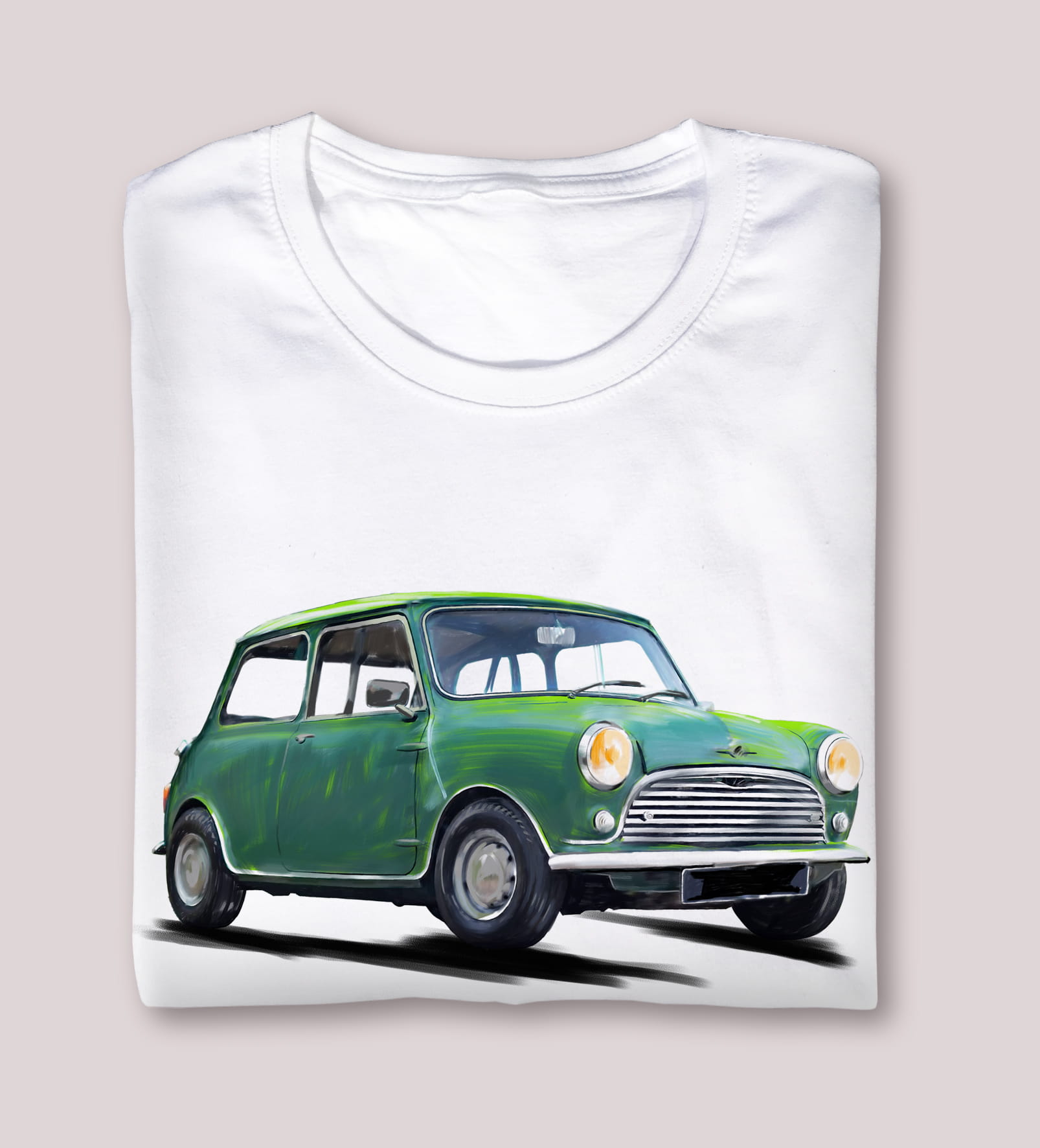 Mini — koszulka (Kolor koszulki: biały; Rozmiar: 5 - 6 lat; Rodzaj nadruku: Mini)