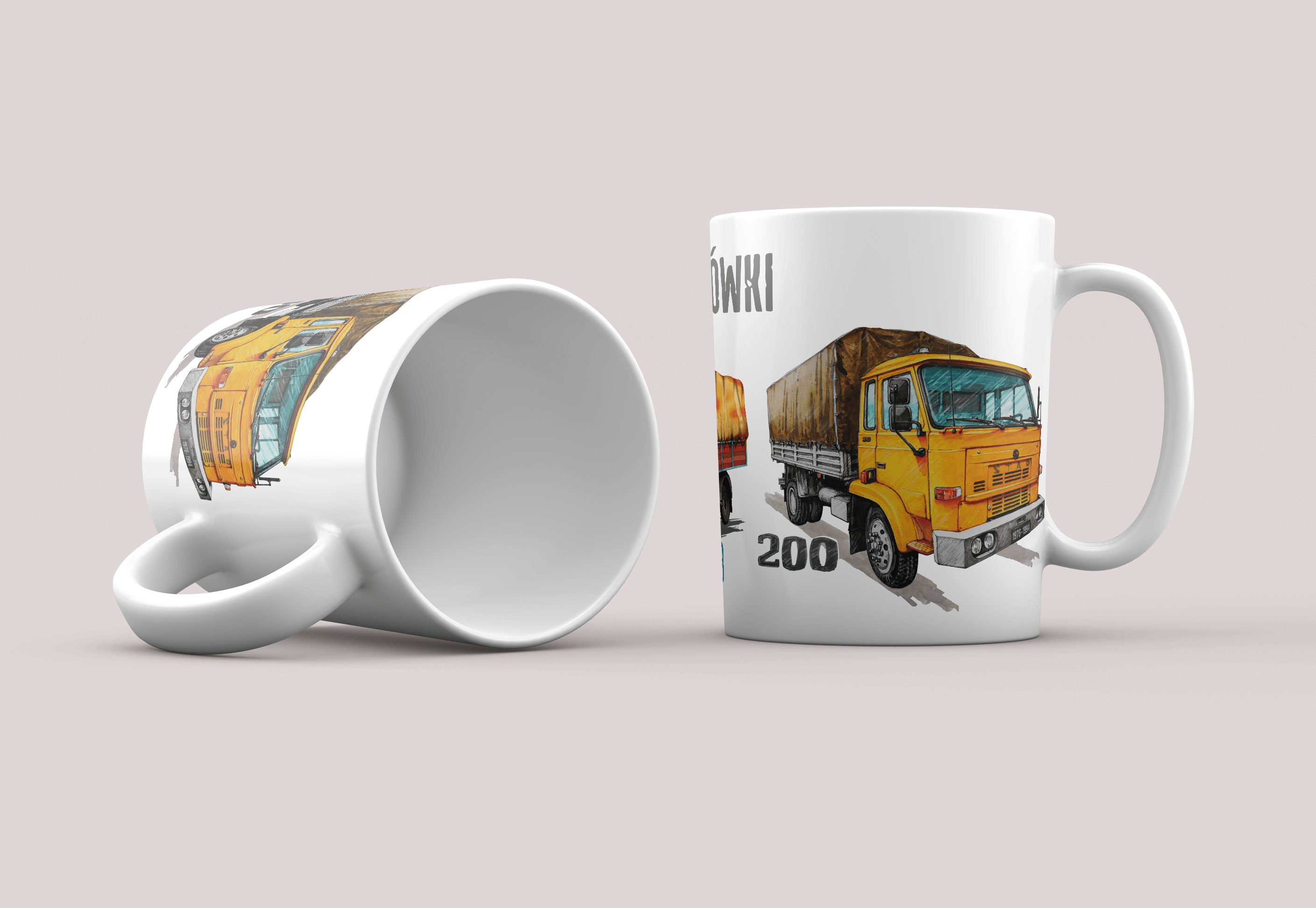 Kubek dla kierowcy ciężarówki (Rodzaj nadruku: CIEMIX)