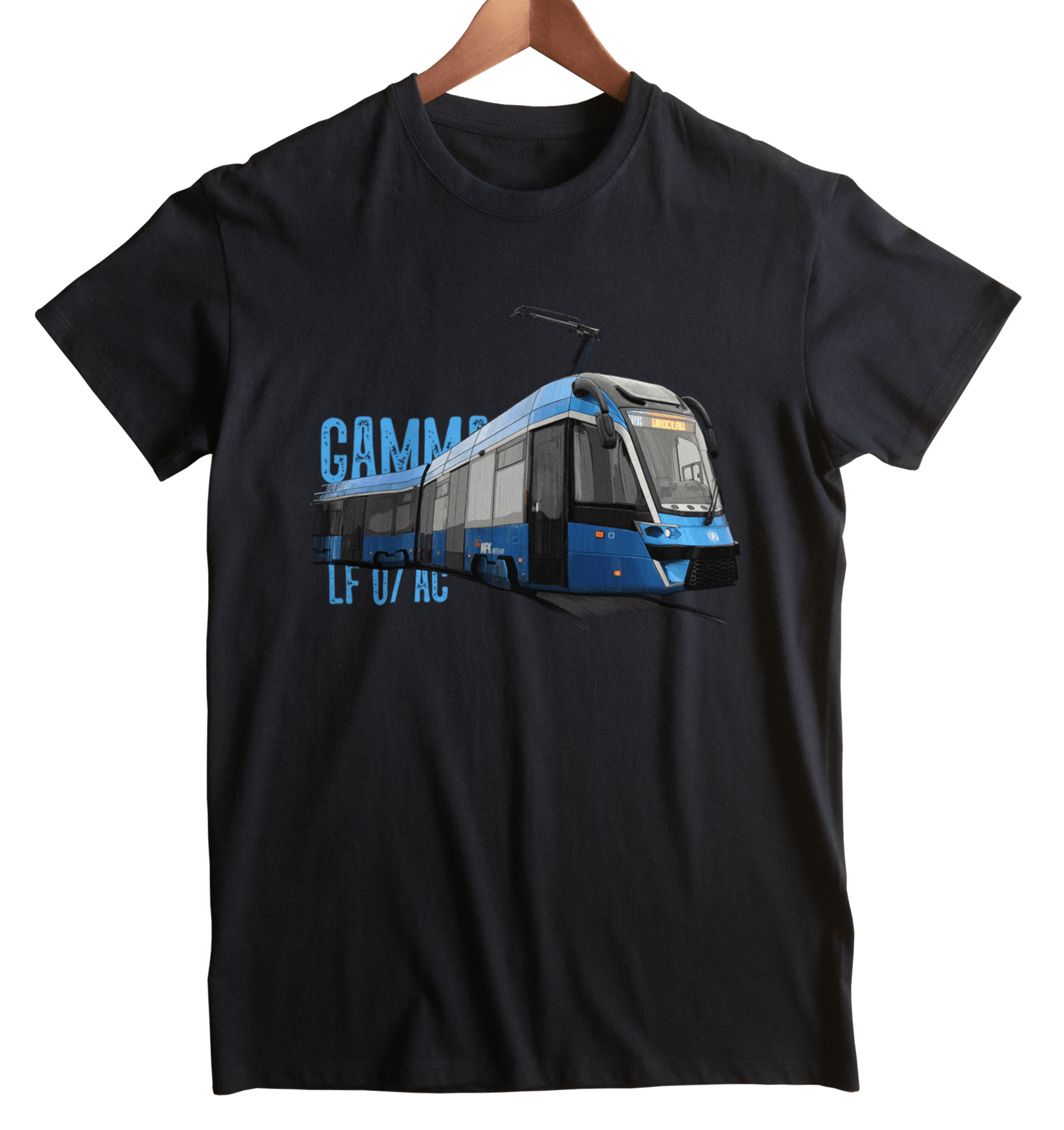 Moderus Gamma — koszulka (Kolor koszulki: czarny; Rozmiar: L (męska); Rodzaj nadruku: Moderus Gamma)