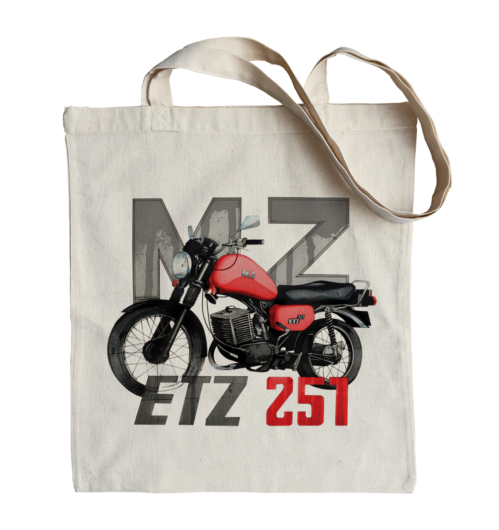 MZ ETZ 251 — torba (Rodzaj nadruku: MZ ETZ 251)