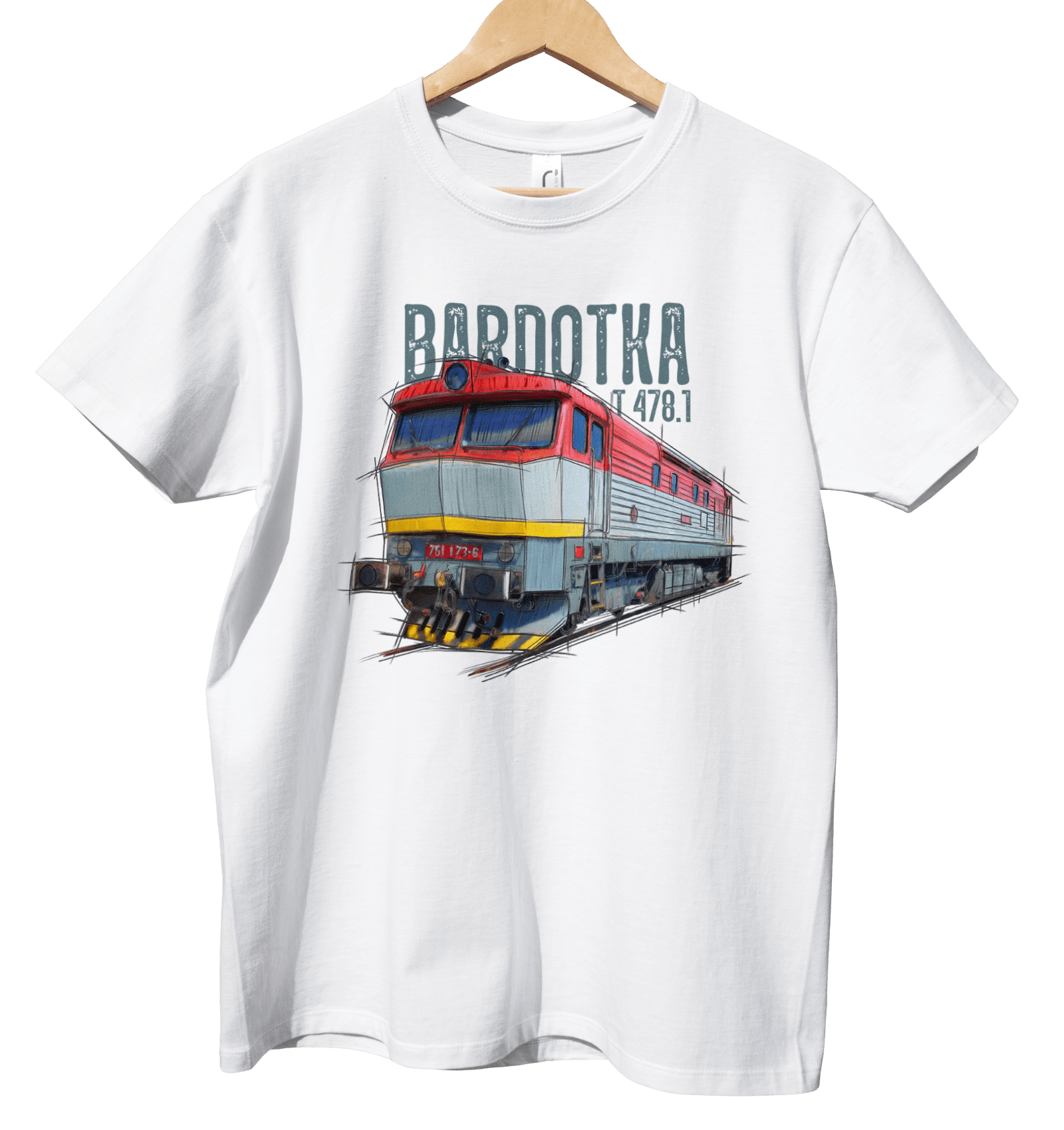 Bardotka — koszulka (Kolor koszulki: biały; Rozmiar: XS (męska); Rodzaj nadruku: Bardotka)