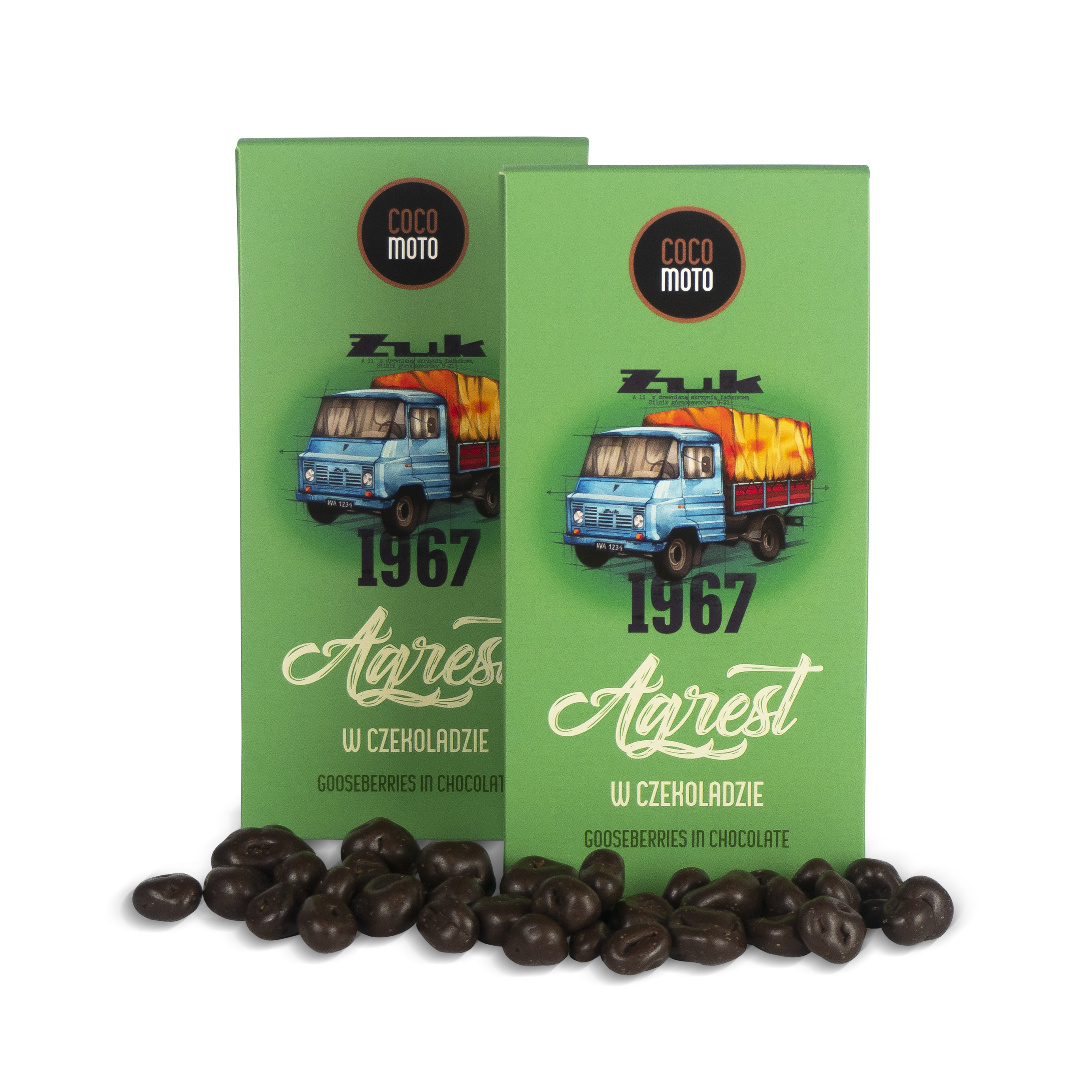 Żuk — agrest w czekoladzie& CocoMoto