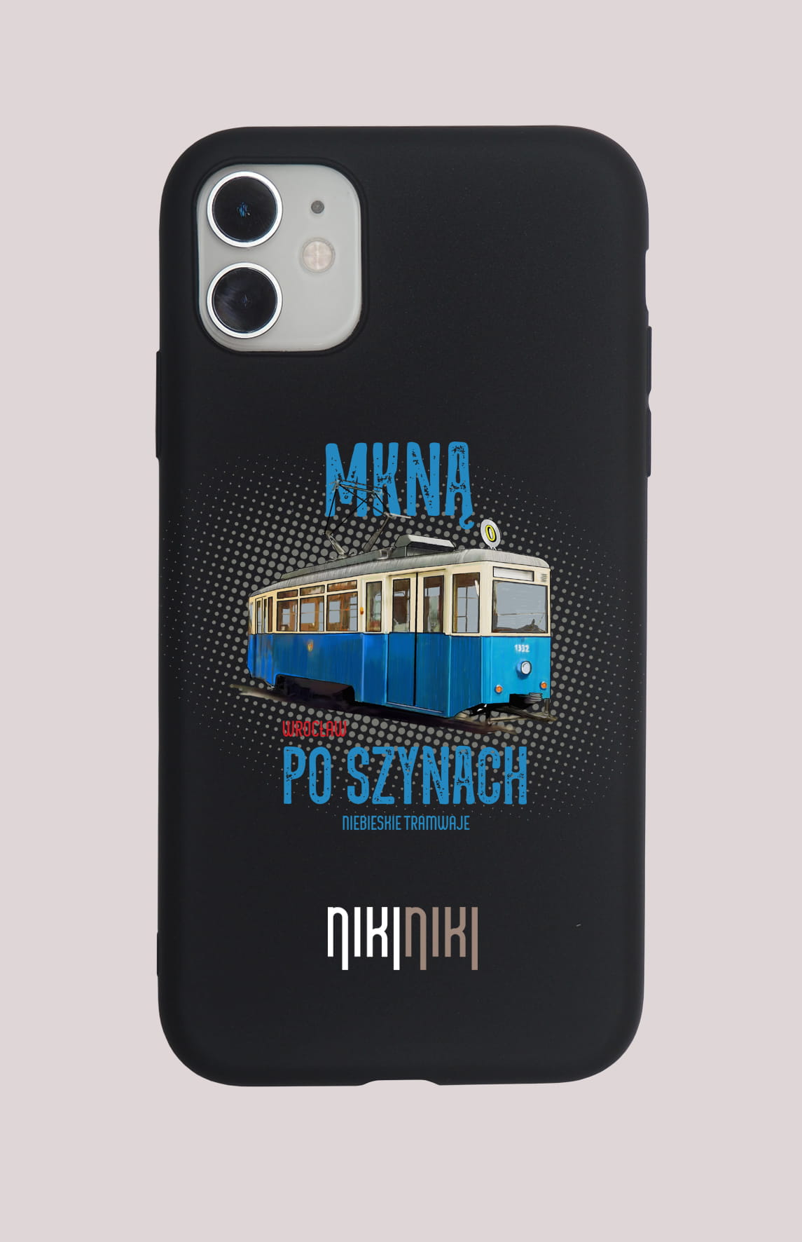Konstal N — etui (Producent telefonu: XIAOMI; Model telefonu: REDMI NOTE 14 PRO 5G; Kolor etui: czarny; Rodzaj nadruku: Konstal N)