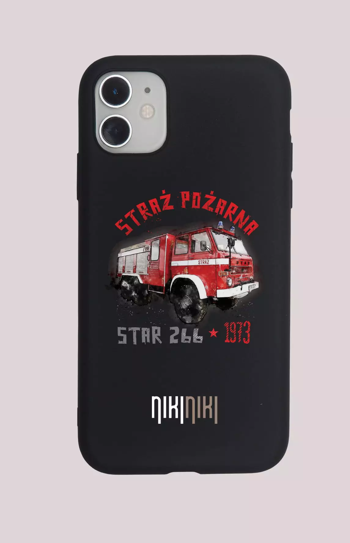 Straż Pożarna — etui (Producent telefonu: HUAWEI; Model telefonu: NOVA 10 PRO; Kolor etui: czarny; Rodzaj nadruku: Straż Pożarna)