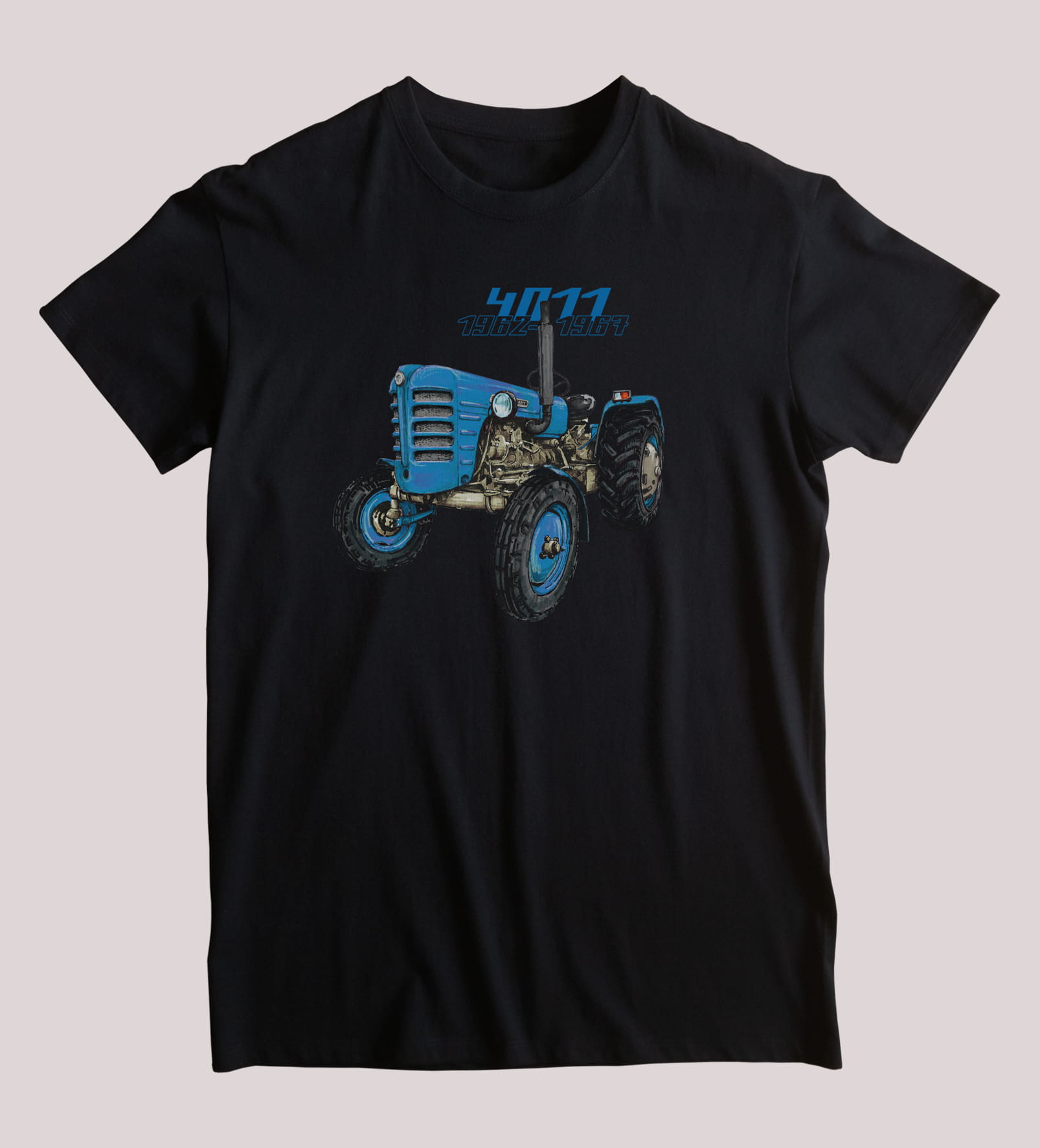 Zetor 4011 — koszulka (Kolor koszulki: czarny; Rozmiar: 3 - 4 lata; Rodzaj nadruku: Zetor 4011)