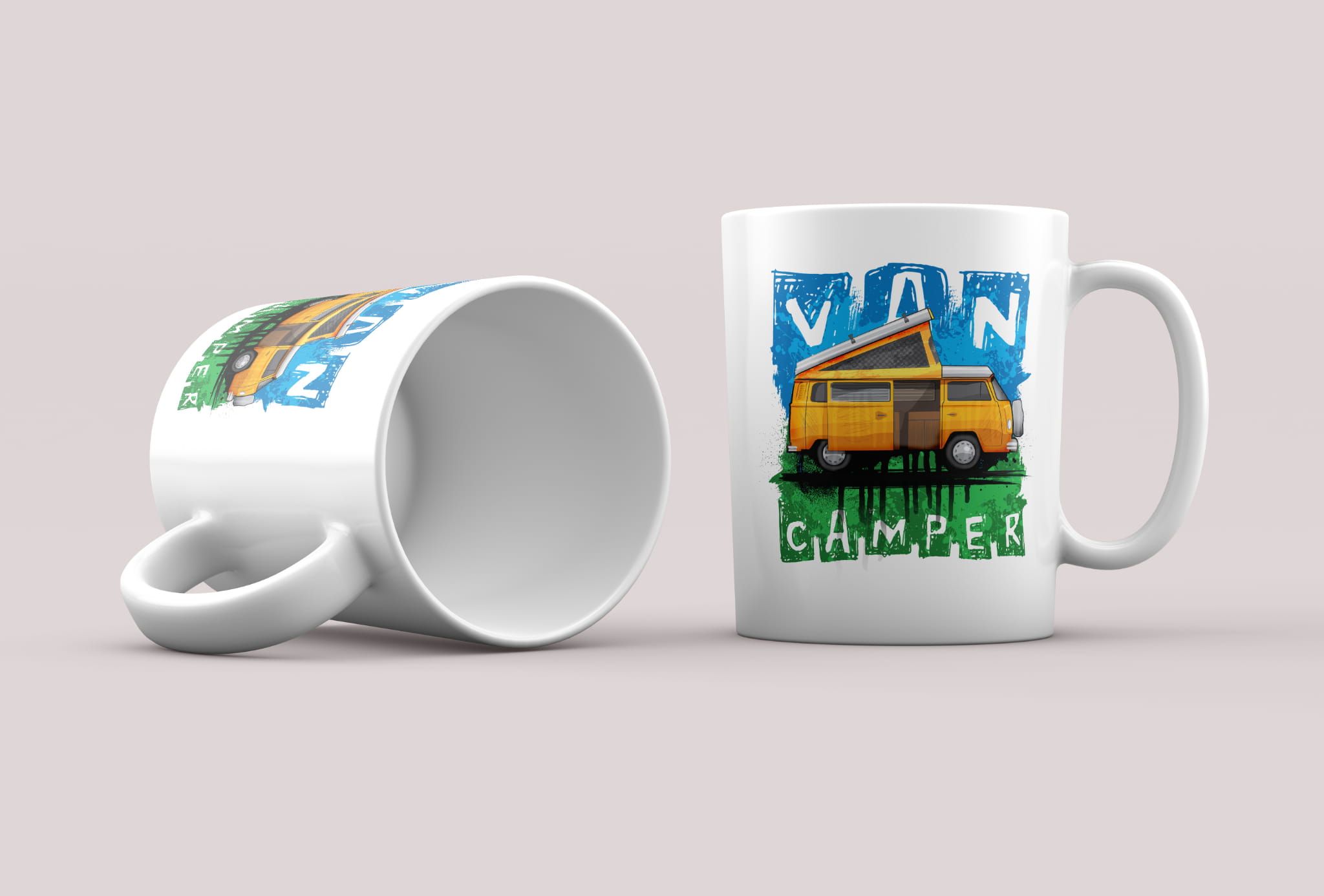 Kamper — kubek (Rodzaj nadruku: Kamper)