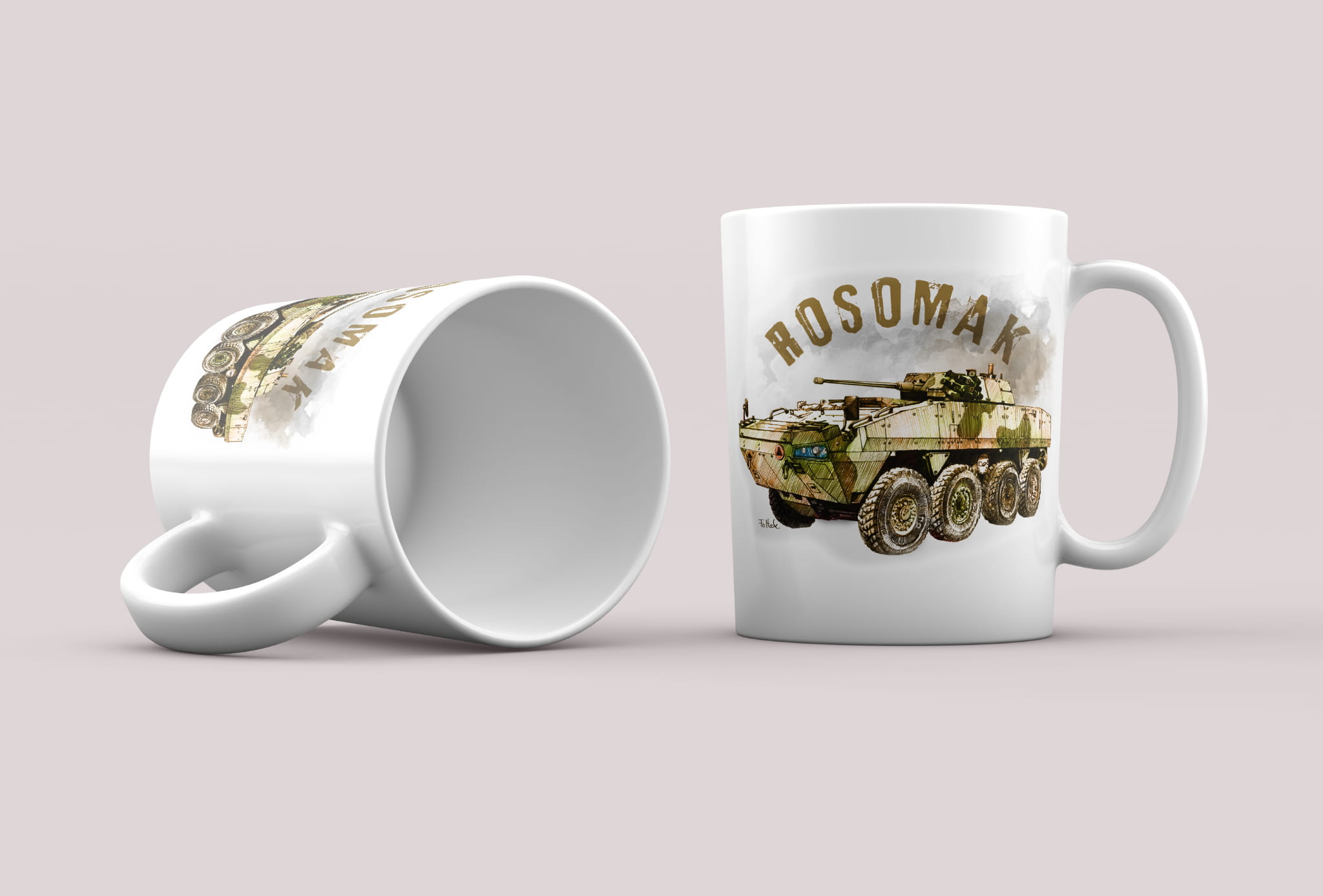 Rosomak — kubek (Rodzaj nadruku: Rosomak)