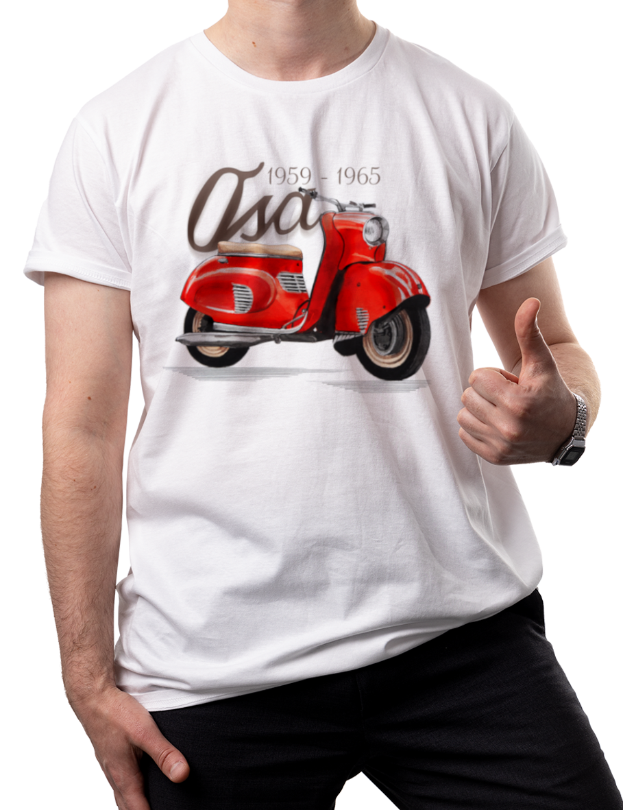 Osa — koszulka (Kolor koszulki: biały; Rozmiar: 3XL (męska); Rodzaj nadruku: Osa)