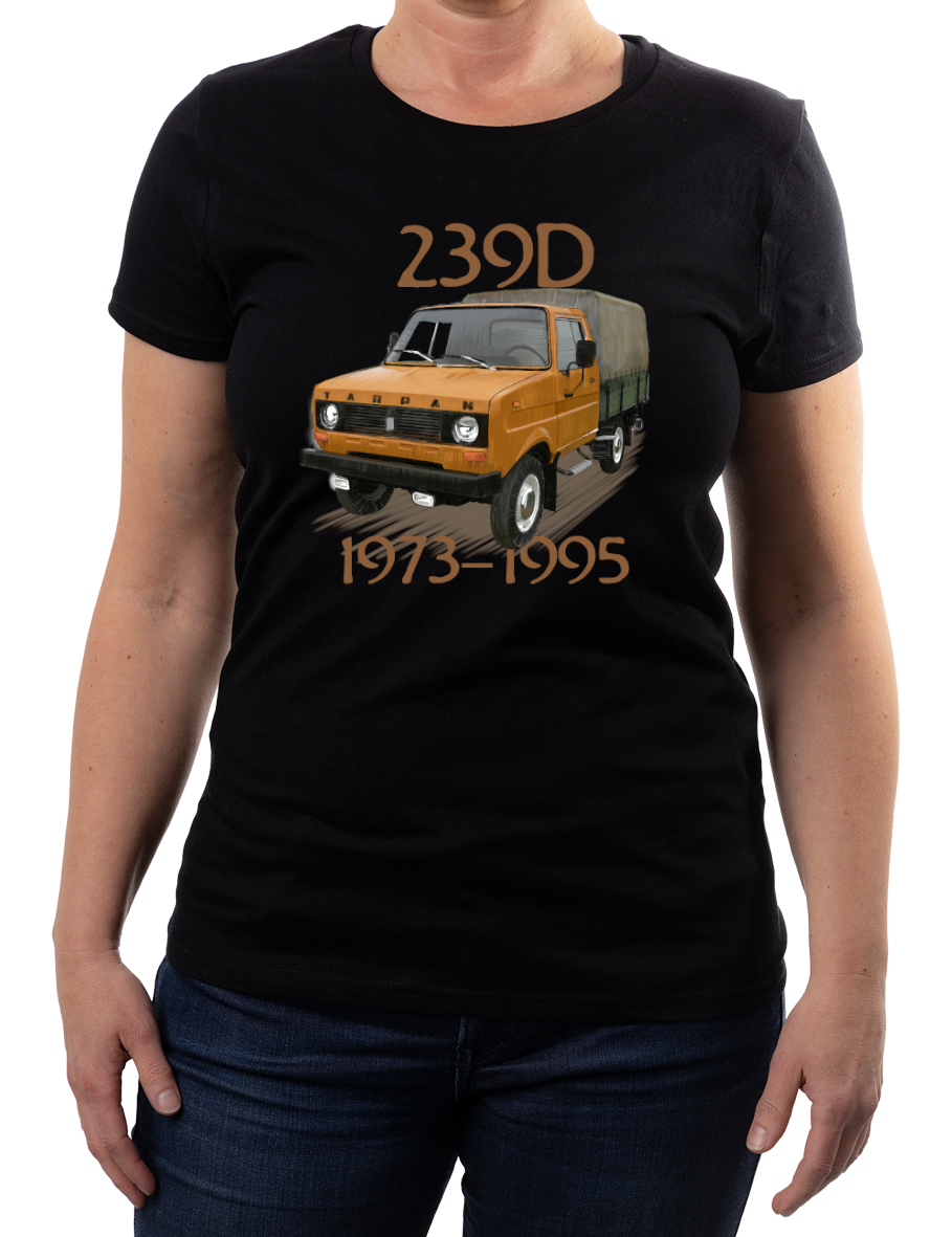 Tarpan — koszulka (Kolor koszulki: czarny; Rozmiar: M (damska); Rodzaj nadruku: Tarpan)